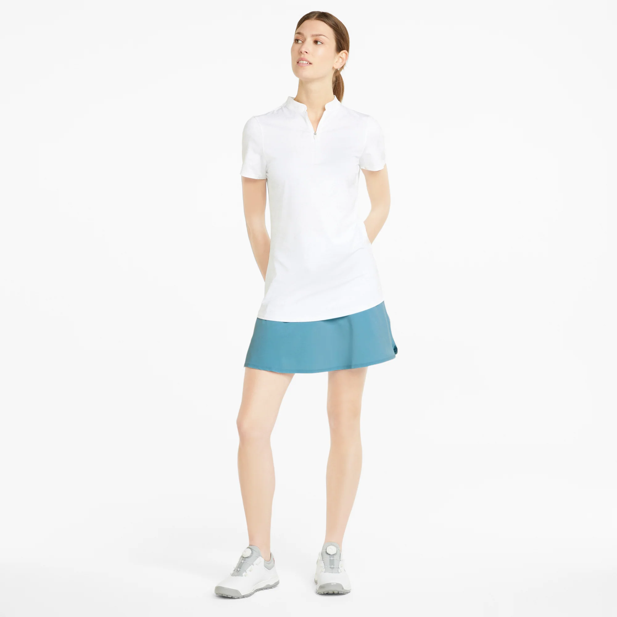 Women's PWRSHAPE Solid Golf Skirt - Image 21