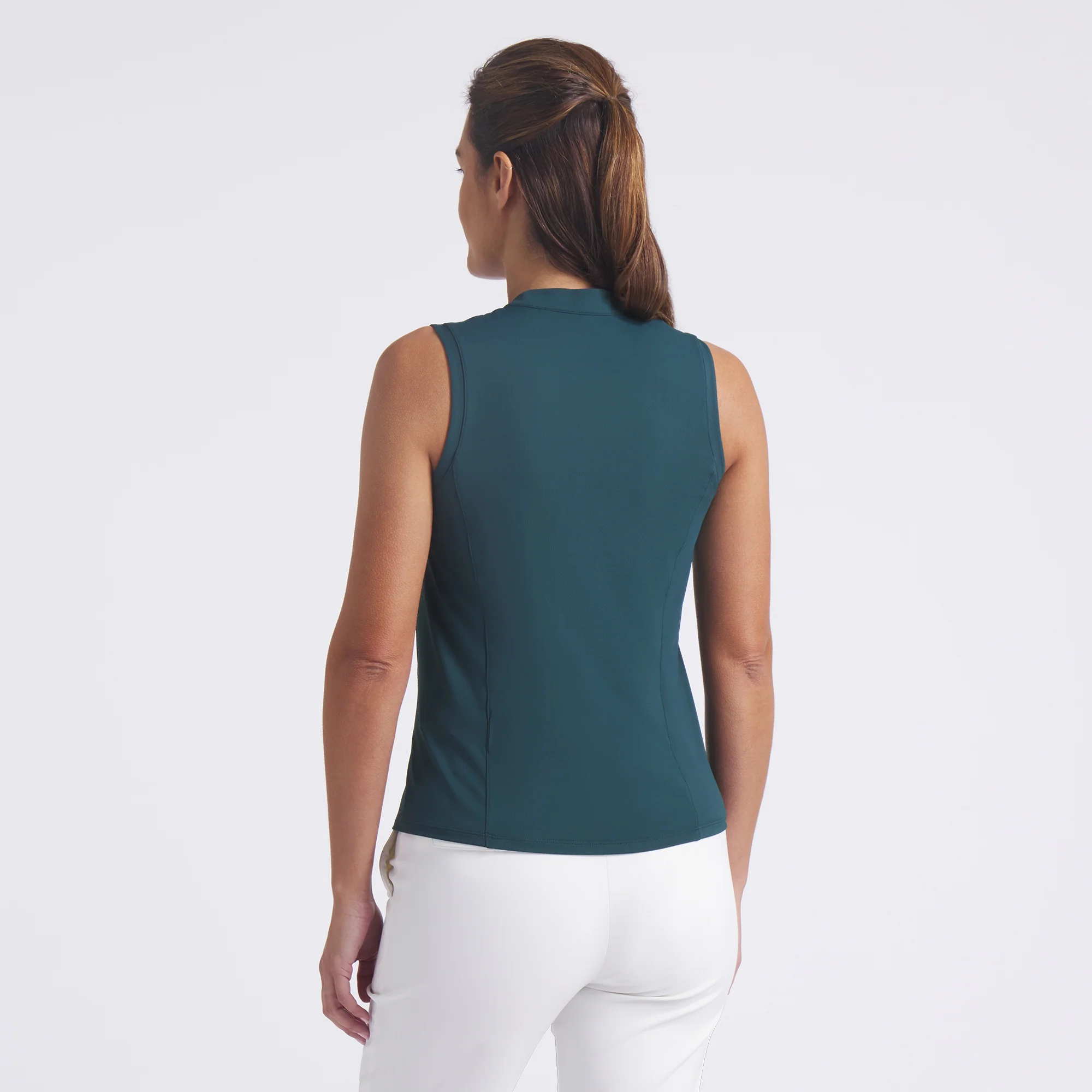 Women's Aerlon Mock Sleeveless Golf Polo - Image 34