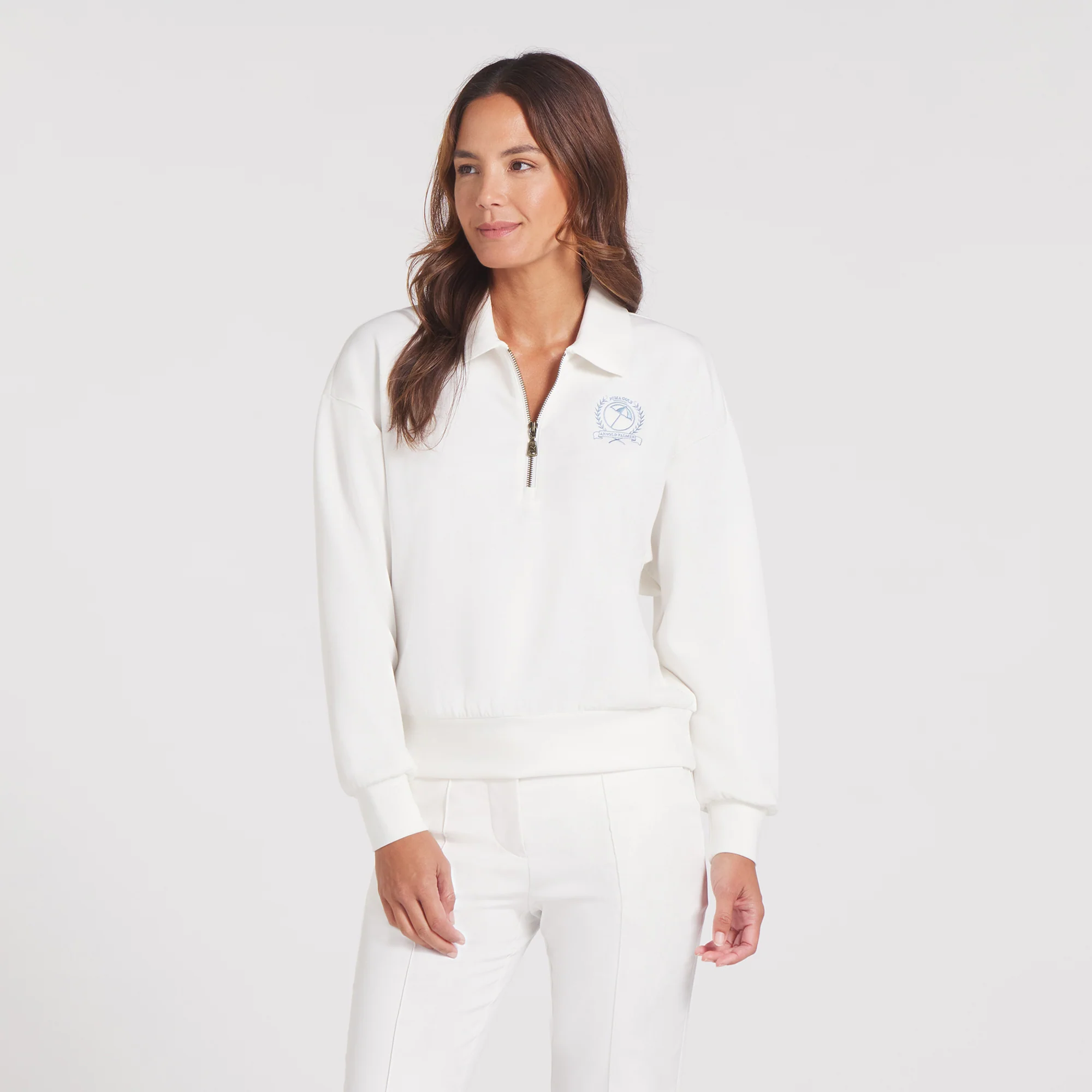 Women's AP Collared Golf 1/4 Zip - Image 7