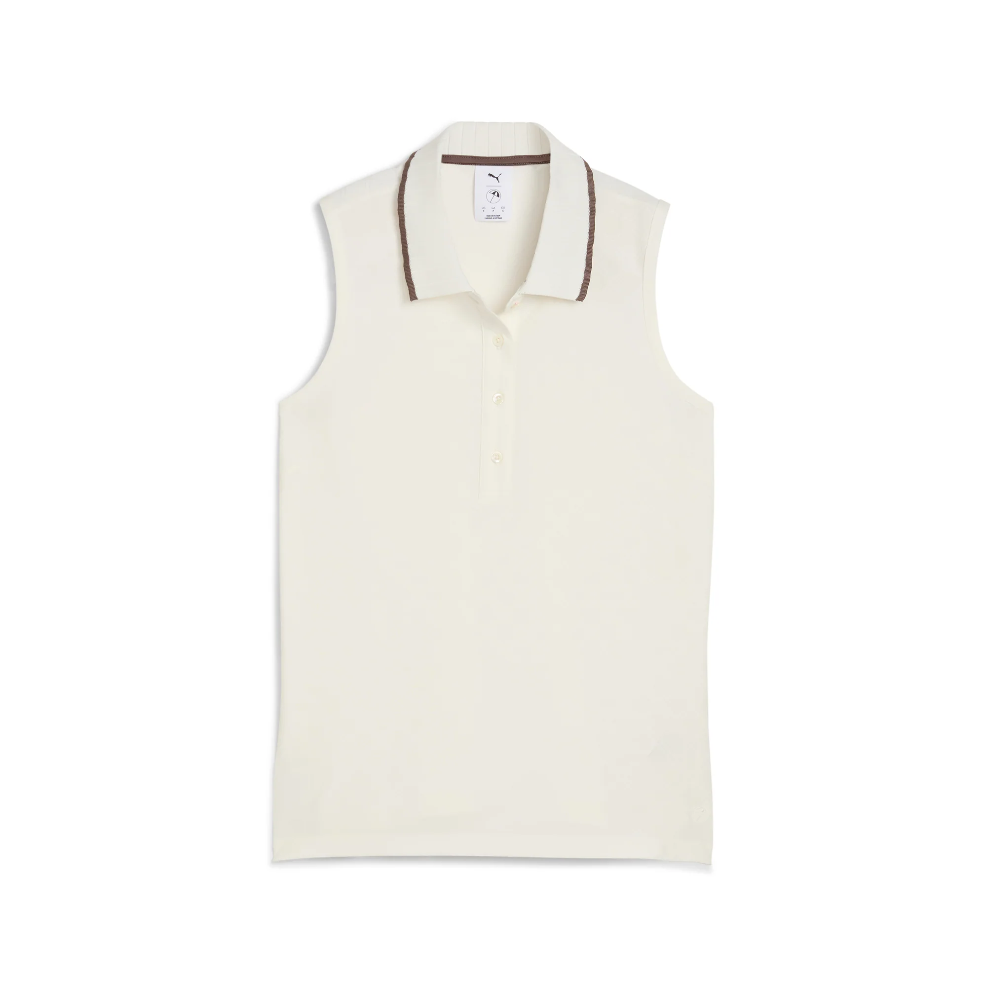 Women's AP Jacquard Sleeveless Golf Polo - Image 17