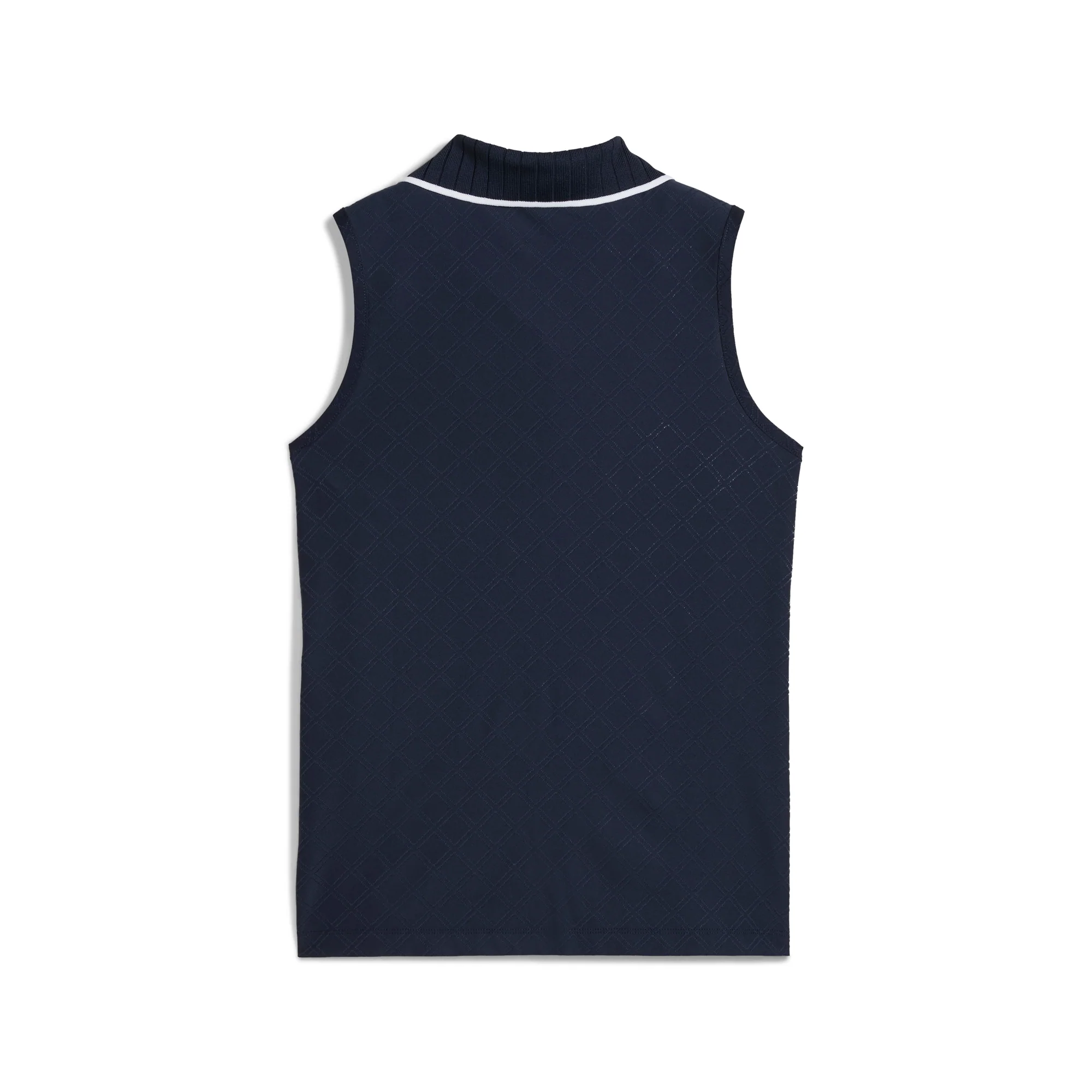 Women's AP Jacquard Sleeveless Golf Polo - Image 6
