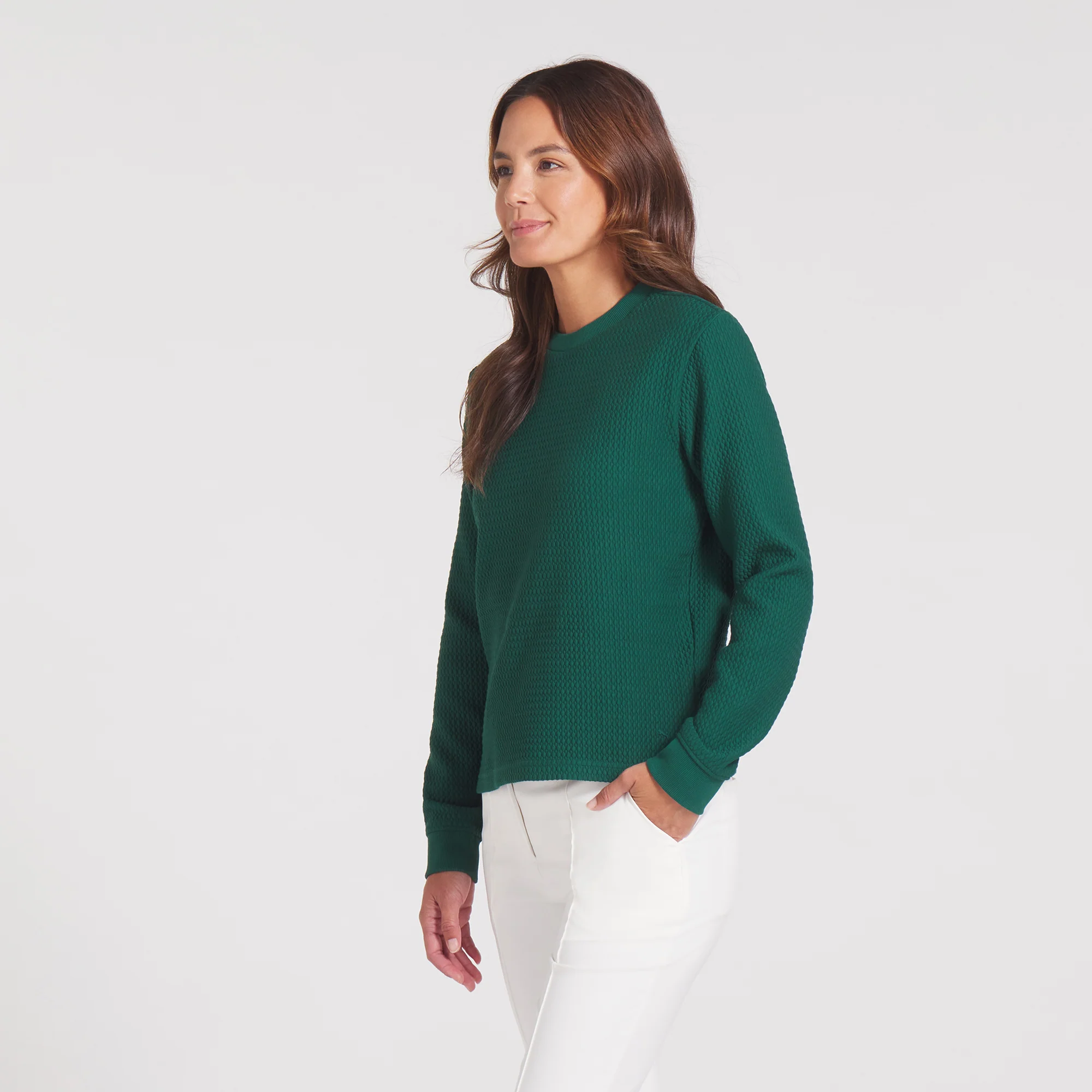 Women's Boulder Crew Golf Sweater - Image 18