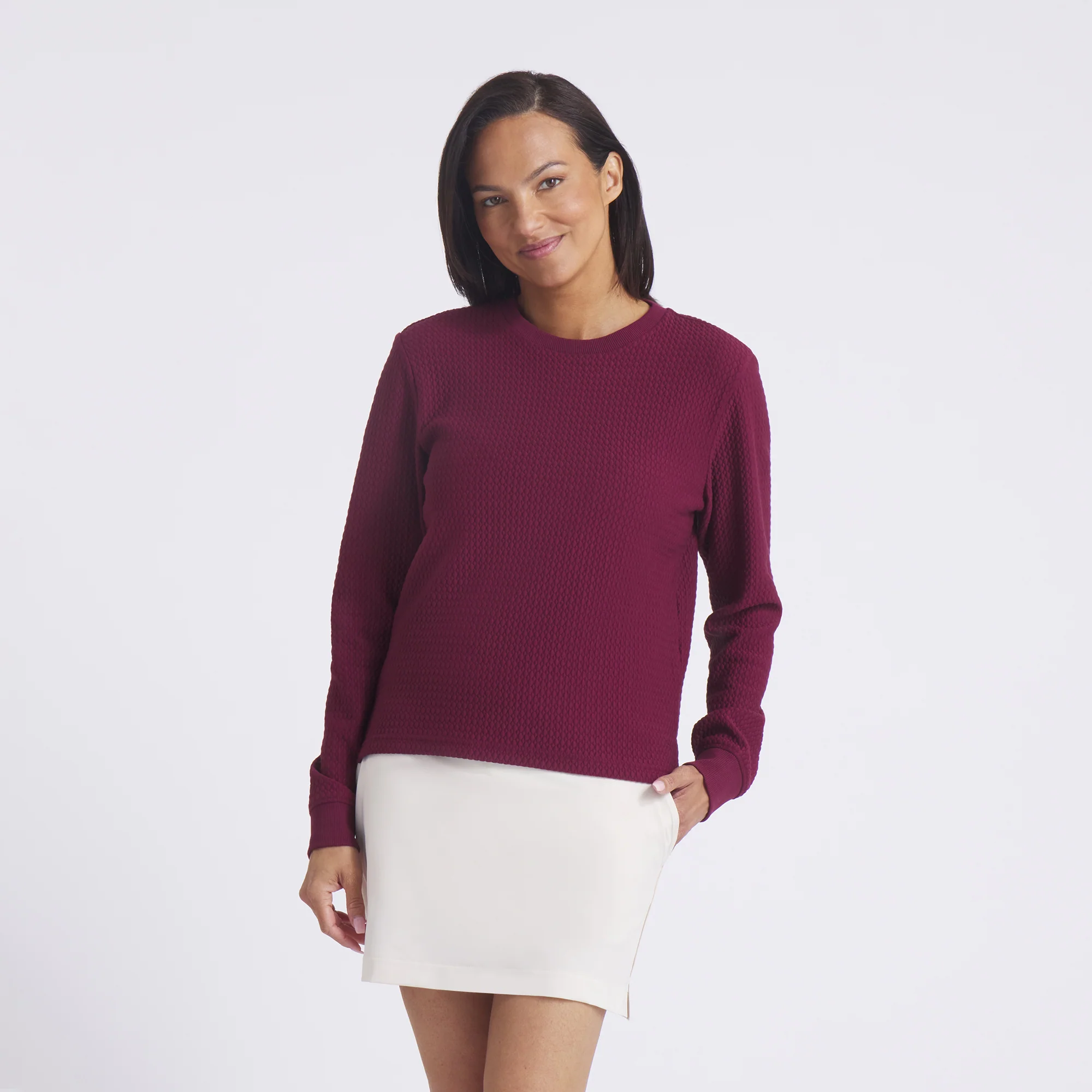 Women's Boulder Crew Golf Sweater - Image 26
