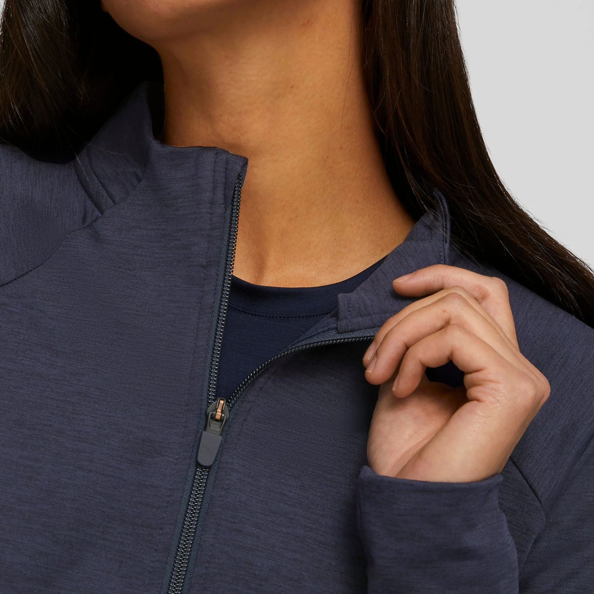 Women's CLOUDSPUN Heather Full Zip Golf Jacket - Image 10