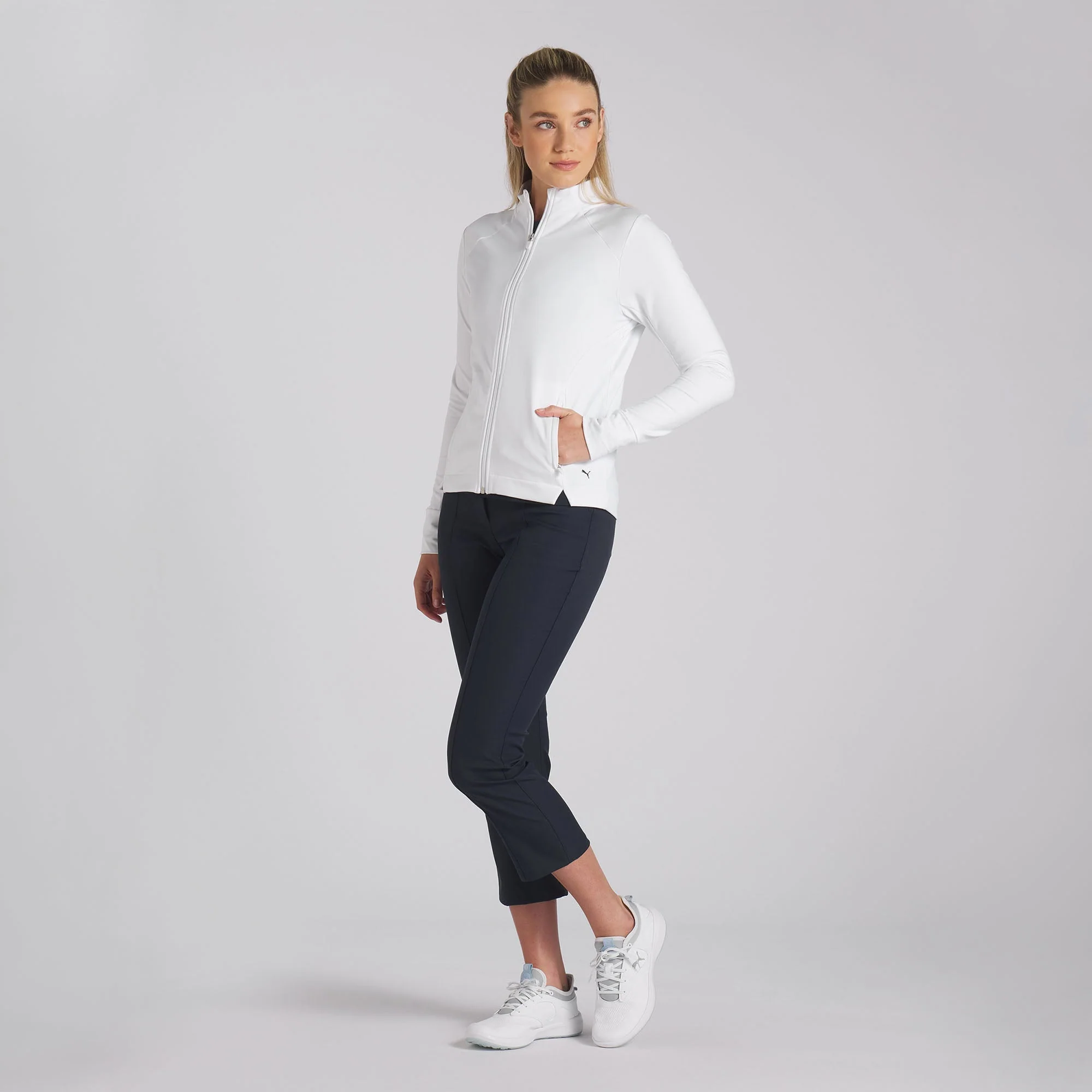 Women's CLOUDSPUN Heather Full Zip Golf Jacket - Image 27