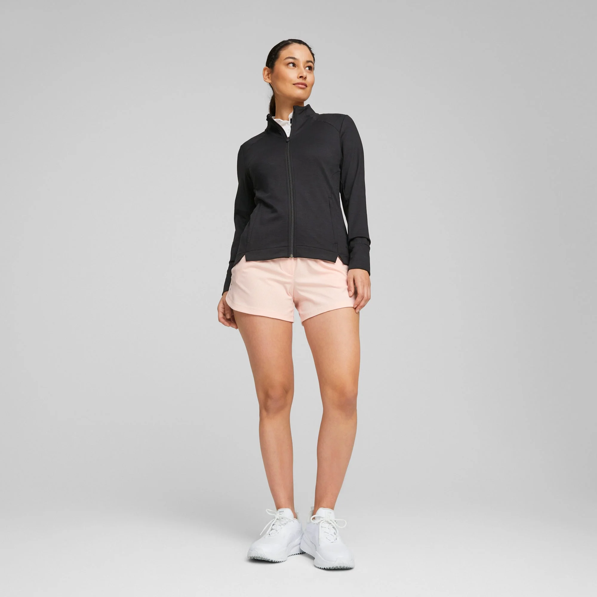 Women's CLOUDSPUN Heather Full Zip Golf Jacket - Image 4