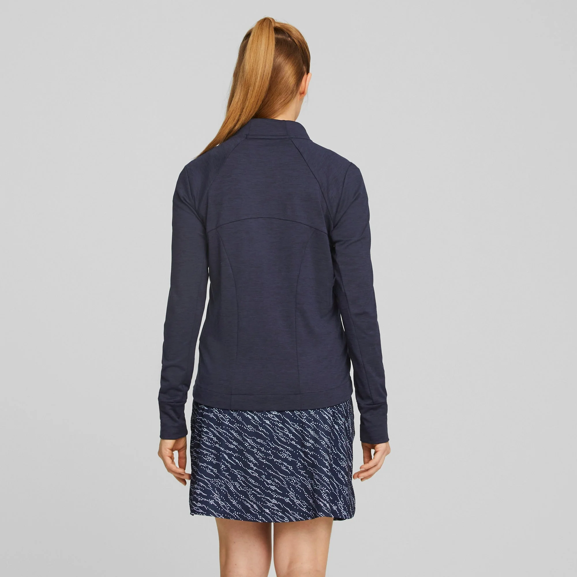 Women's CLOUDSPUN Heather Full Zip Golf Jacket - Image 8