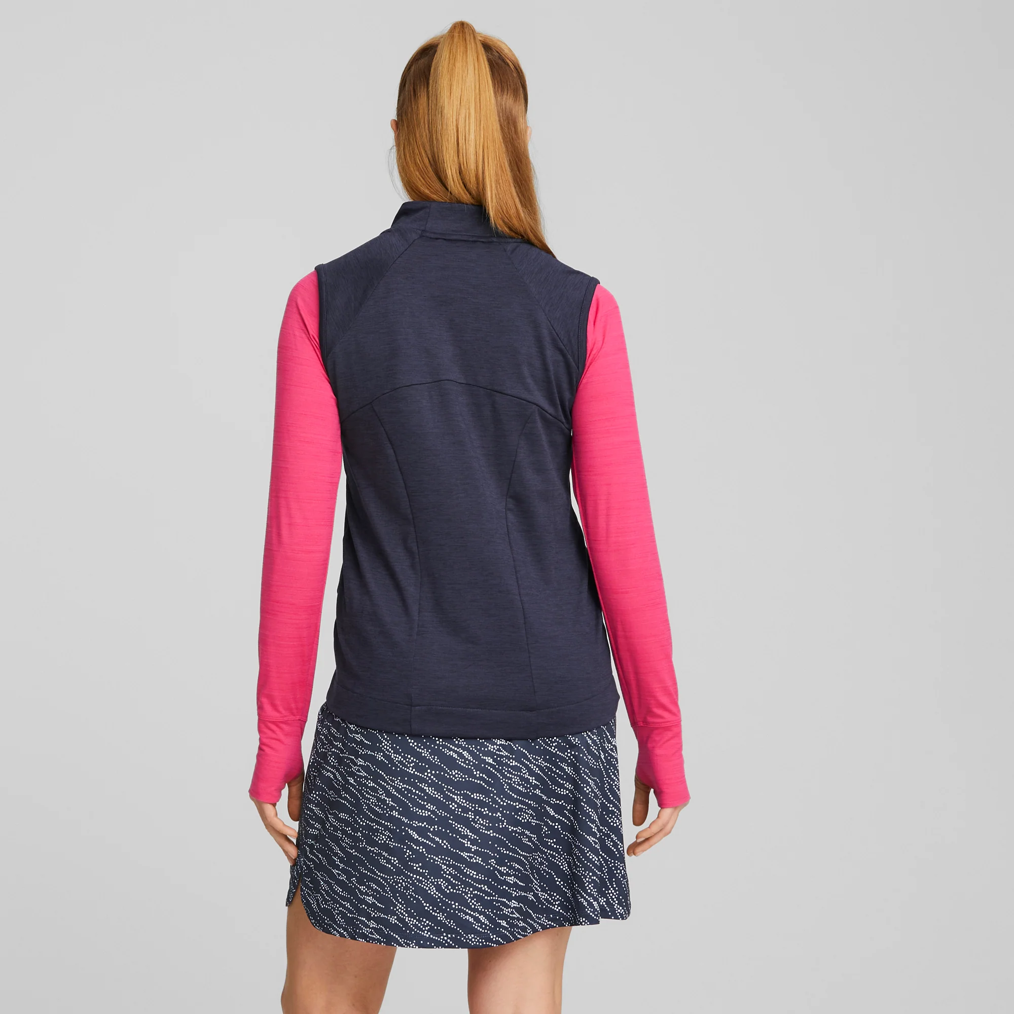 Women's CLOUDSPUN Heather Full Zip Golf Vest - Image 11