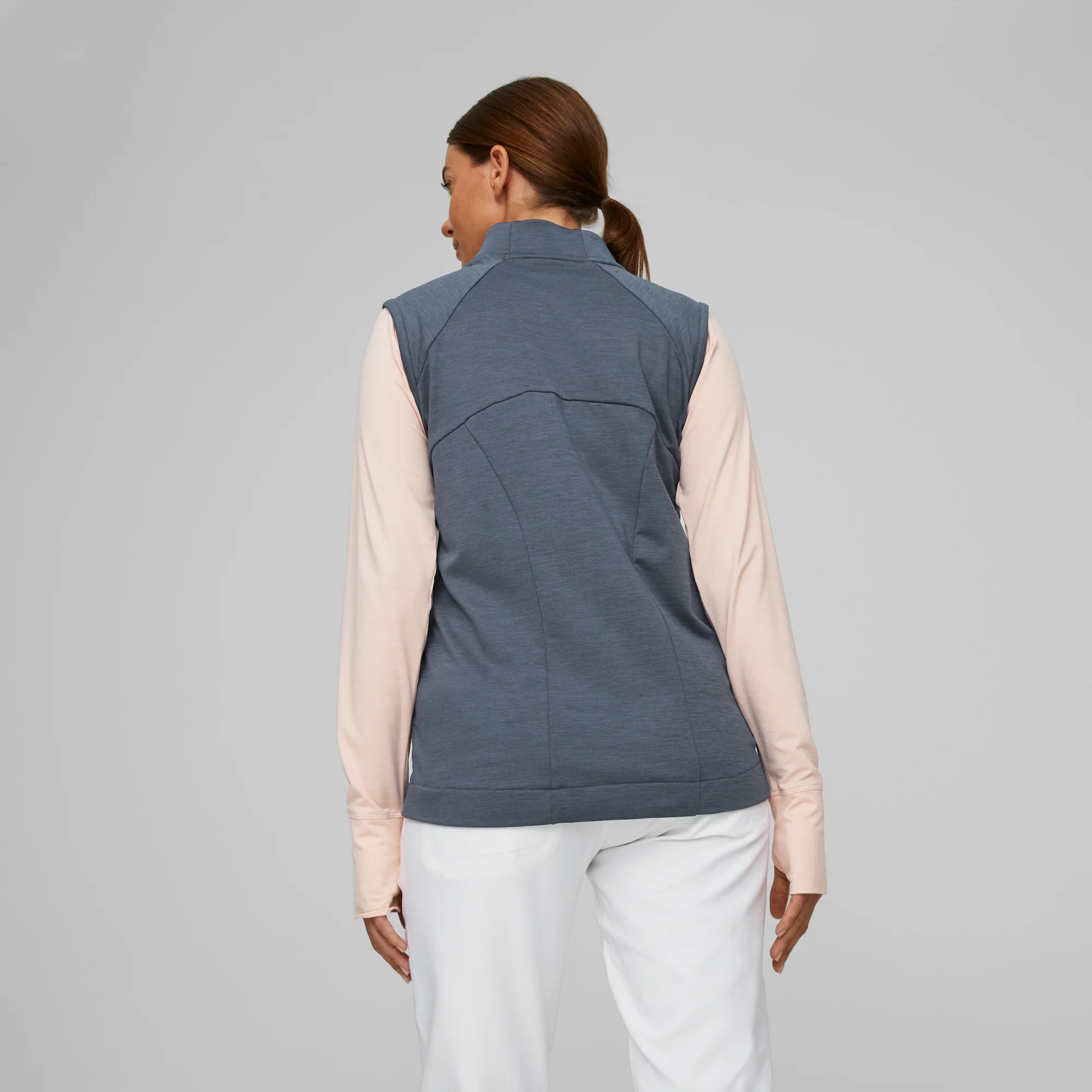 Women's CLOUDSPUN Heather Full Zip Golf Vest - Image 16