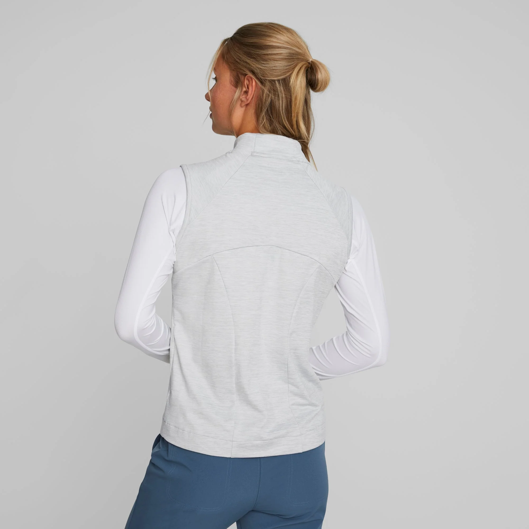 Women's CLOUDSPUN Heather Full Zip Golf Vest - Image 20