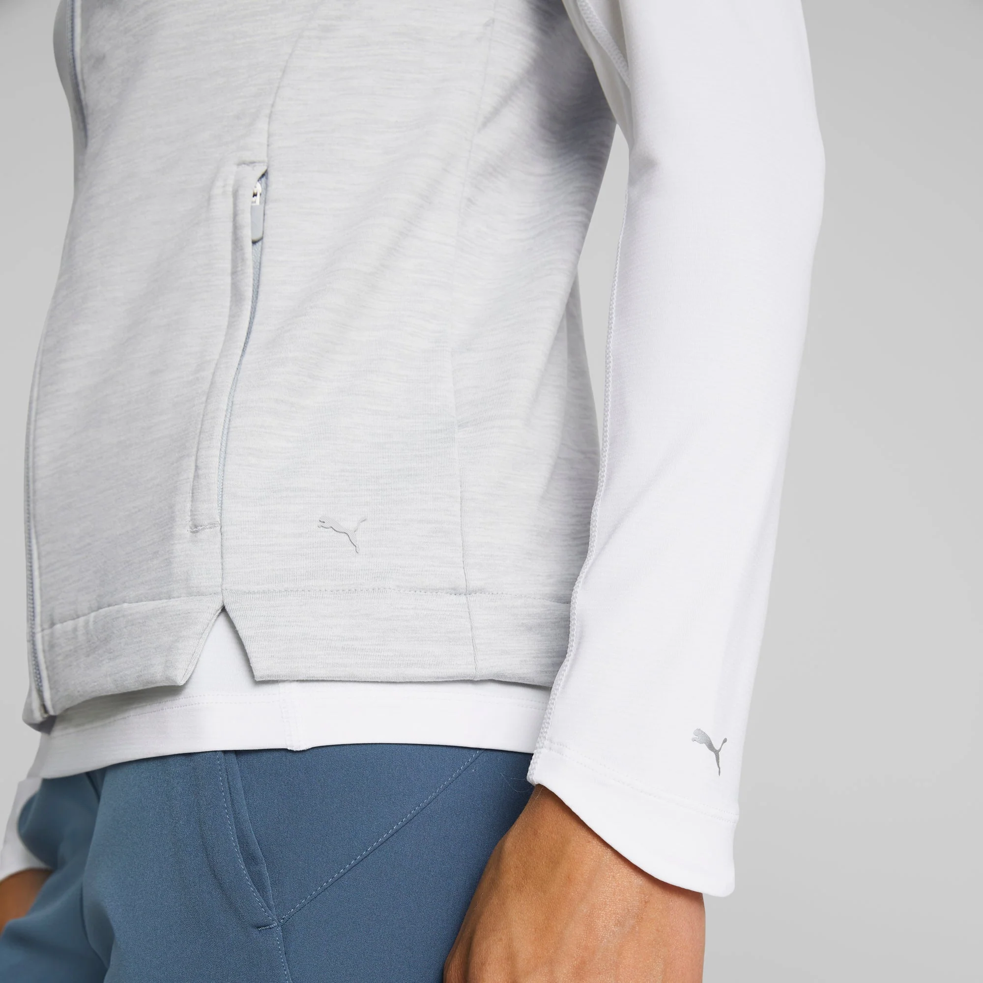 Women's CLOUDSPUN Heather Full Zip Golf Vest - Image 21