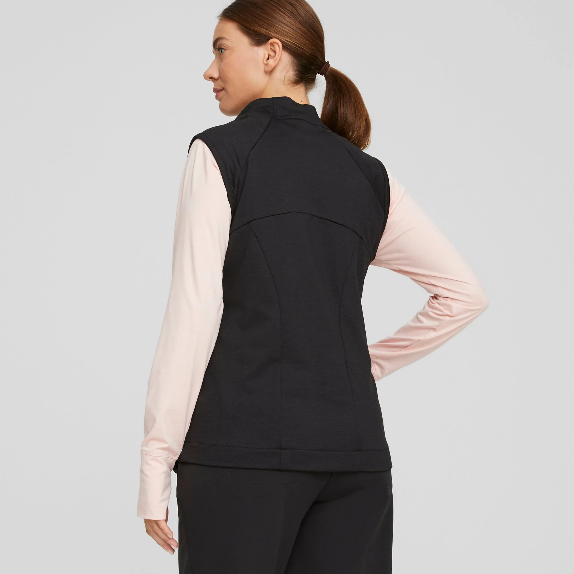 Women's CLOUDSPUN Heather Full Zip Golf Vest - Image 5