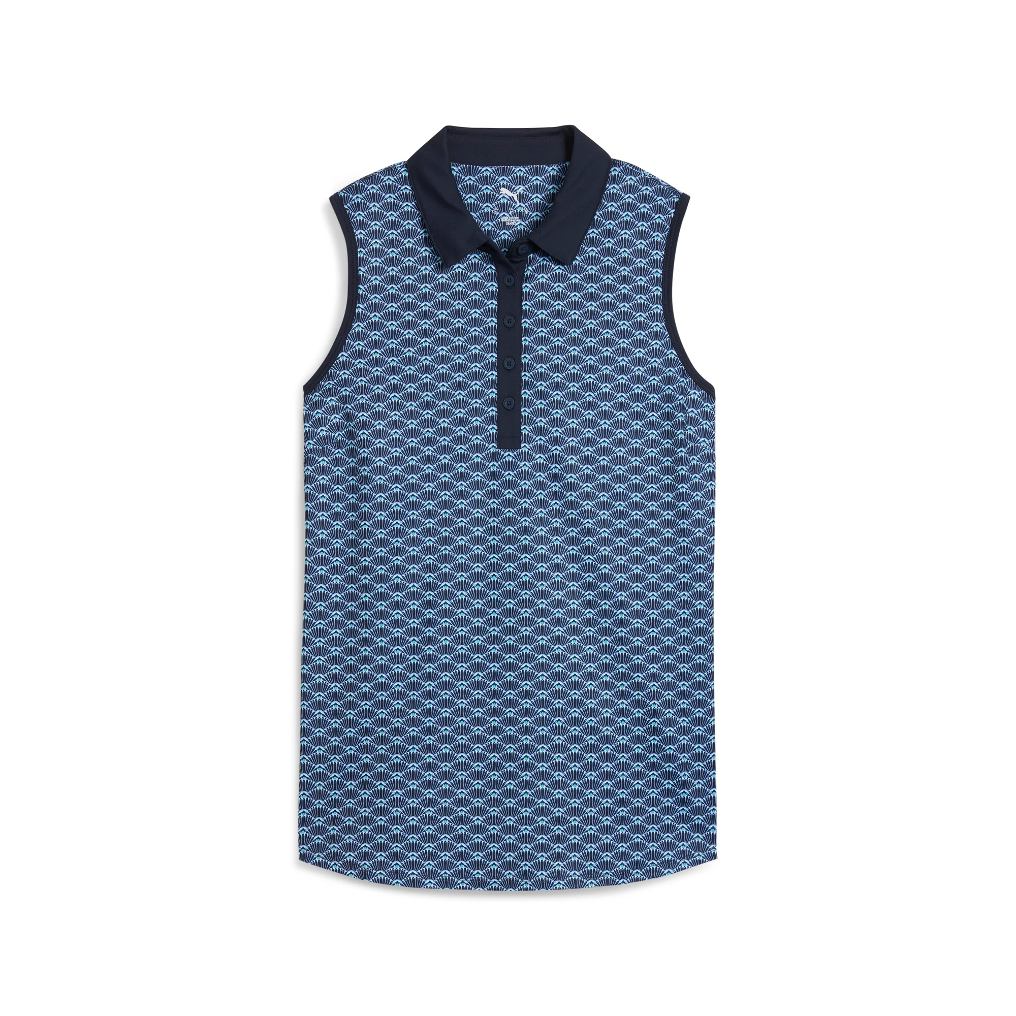 Women's CLOUDSPUN Scallop Sleeveless Golf Polo - Image 12
