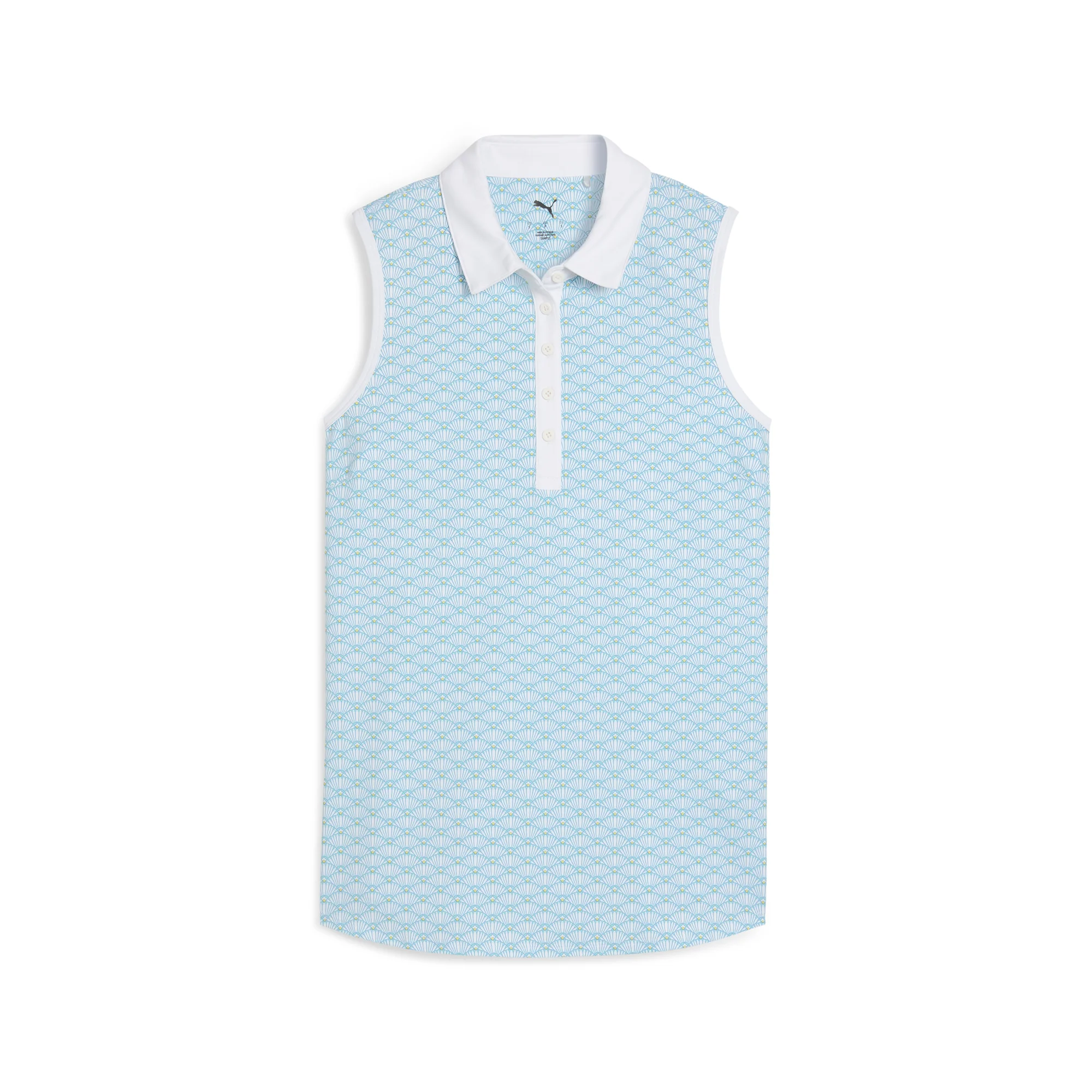 Women's CLOUDSPUN Scallop Sleeveless Golf Polo - Image 17