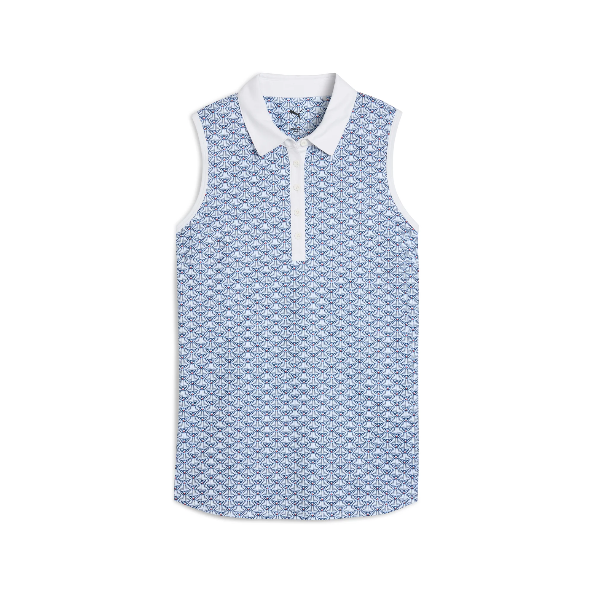 Women's CLOUDSPUN Scallop Sleeveless Golf Polo - Image 6