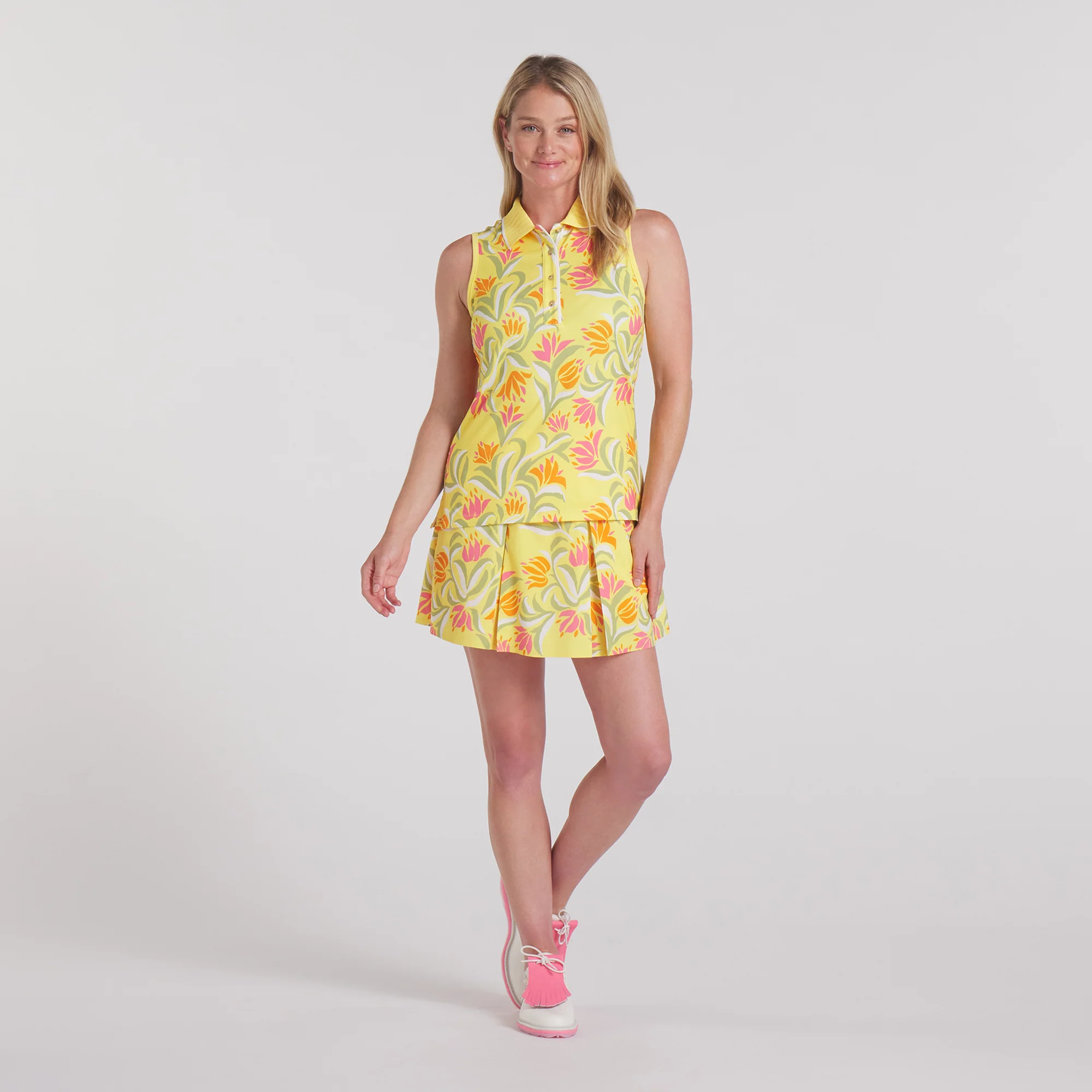 Women's Dani Dazey Sleeveless Golf Polo - Image 3
