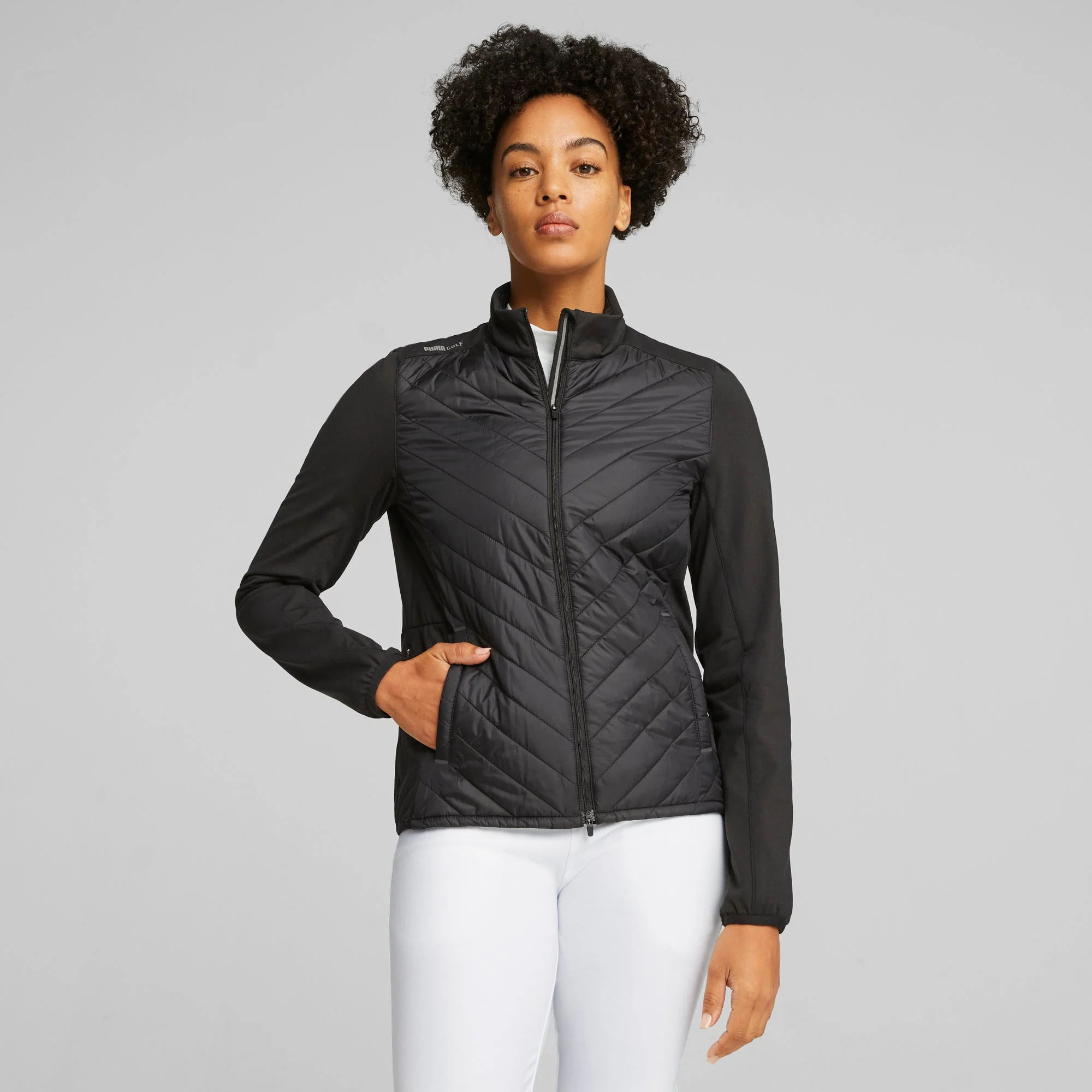Women's Frost Quilted Golf Jacket - Image 2