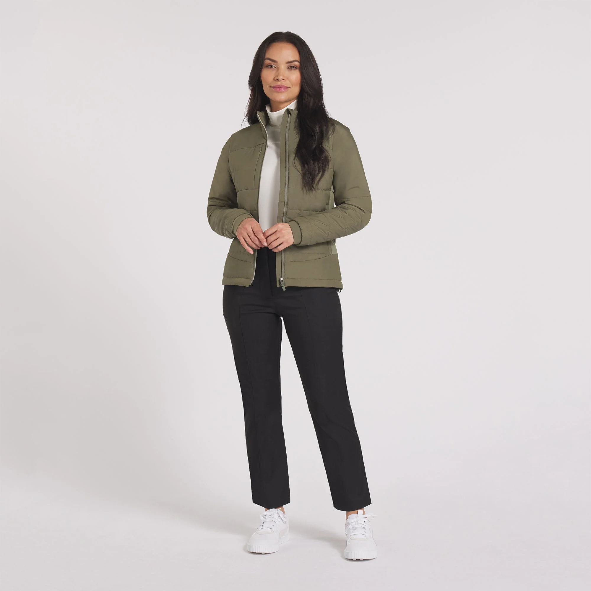 Women's Kyley Quilted Golf Jacket - Image 15