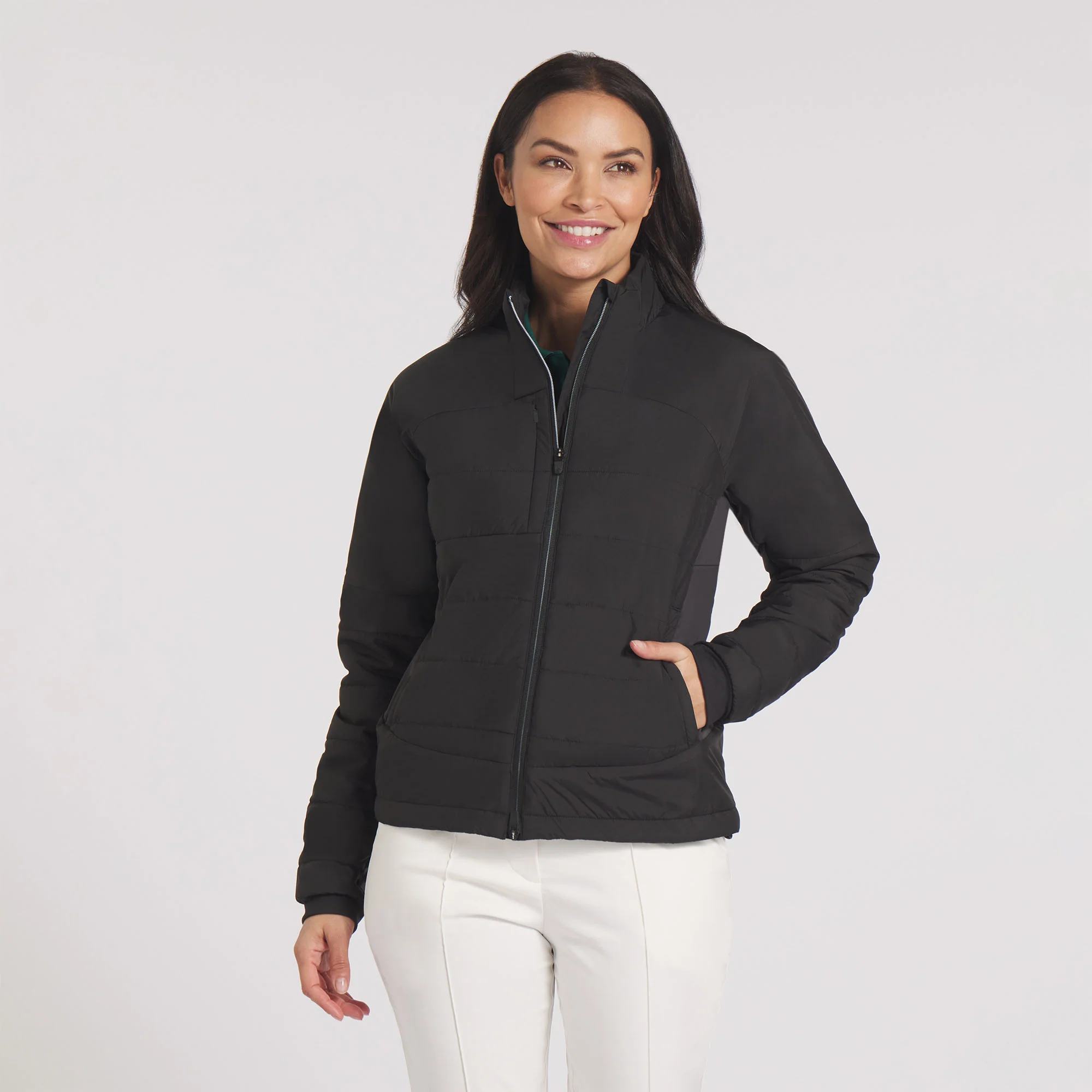 Women's Kyley Quilted Golf Jacket - Image 2