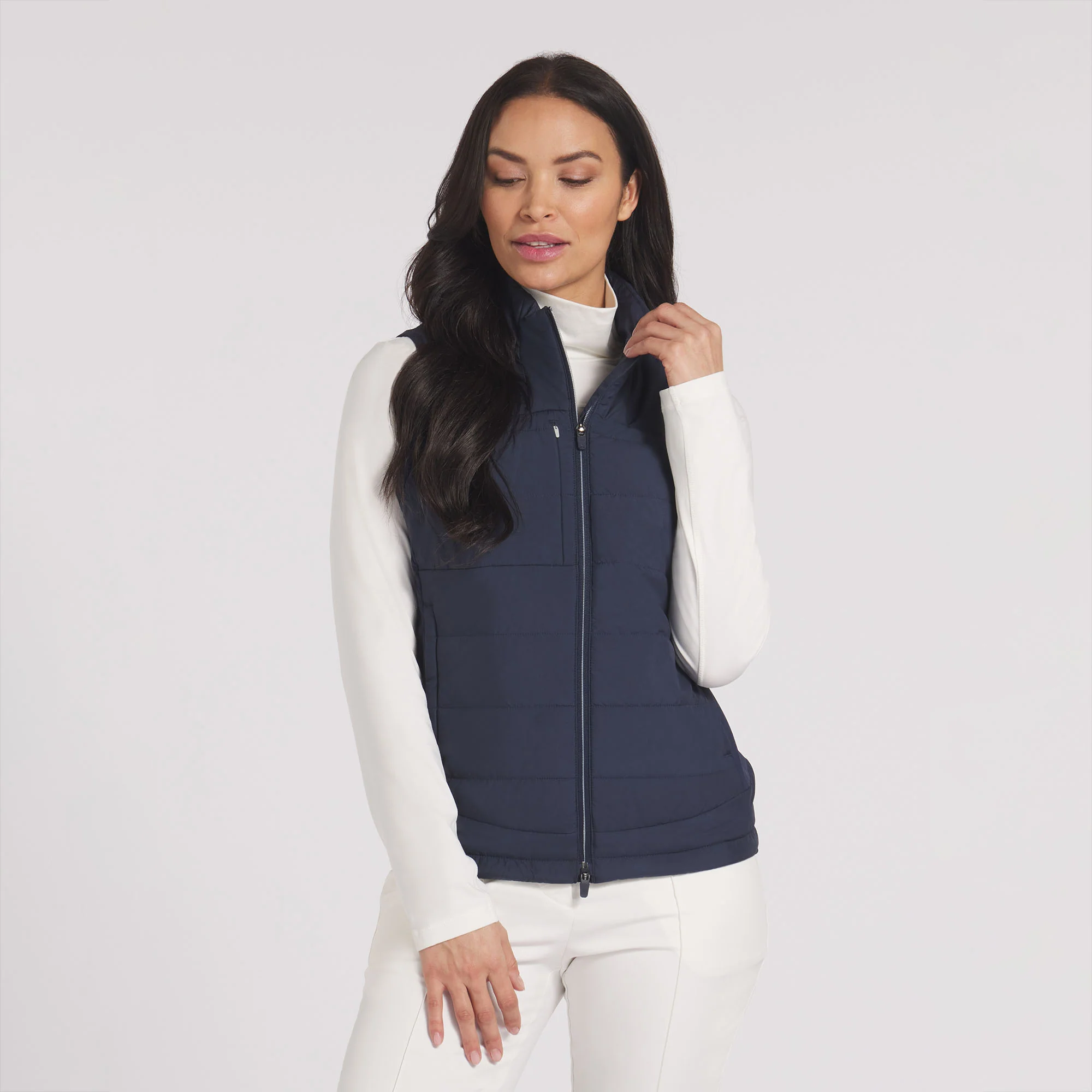 Women's Kyley Quilted Golf Vest - Image 19