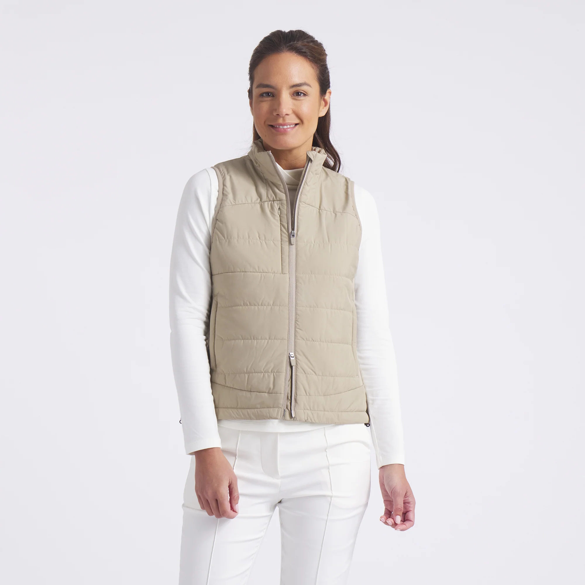 Women's Kyley Quilted Golf Vest - Image 25
