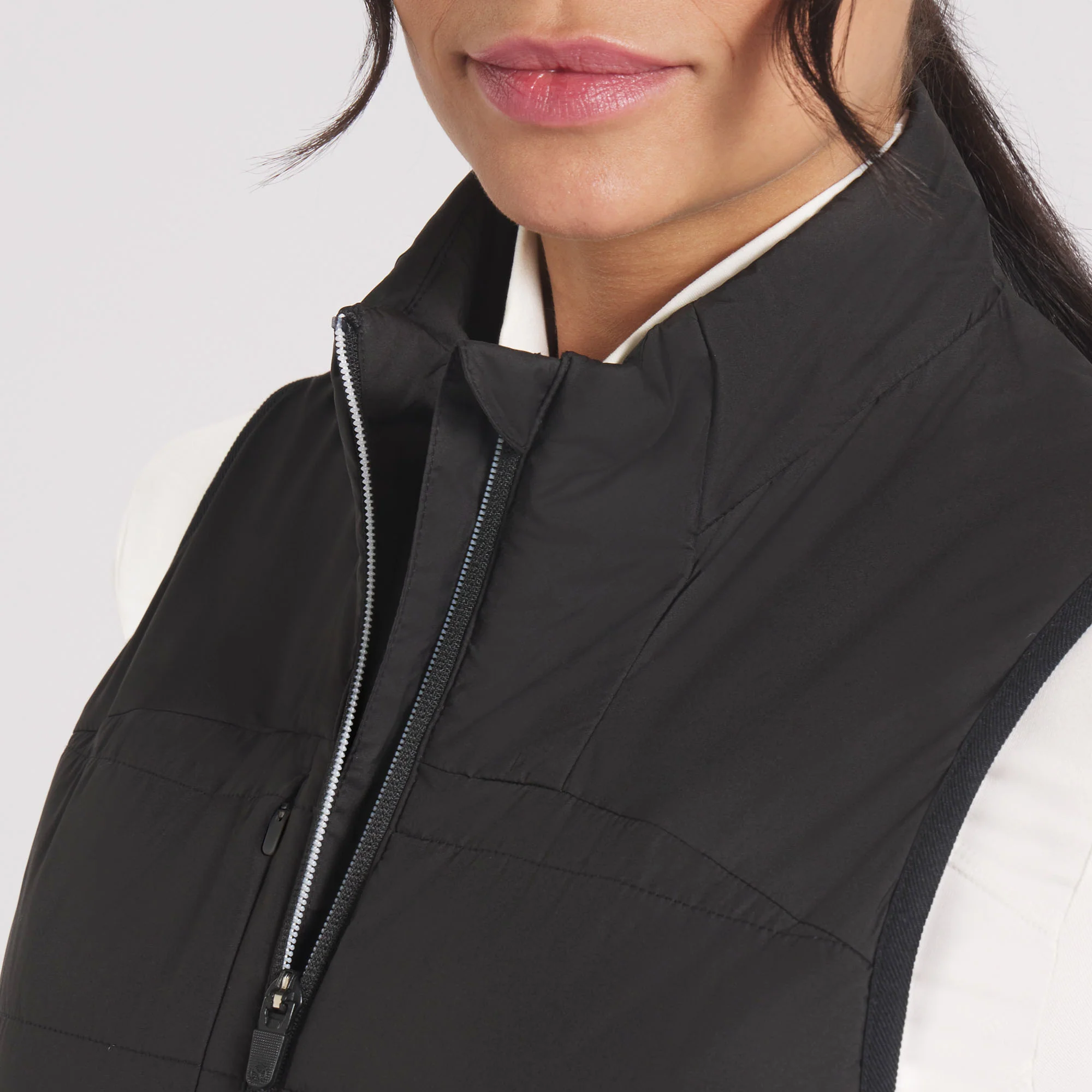 Women's Kyley Quilted Golf Vest - Image 5