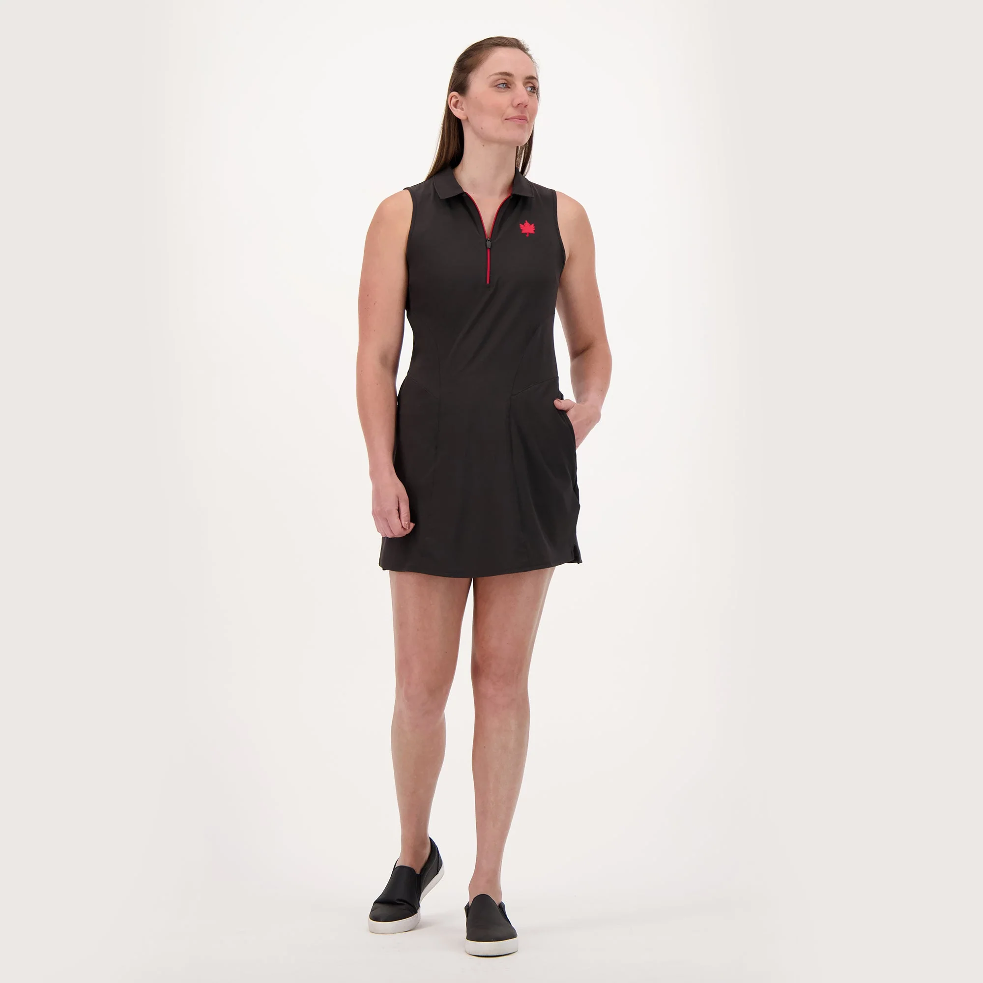 Women's Maple Solid Golf Dress - Image 10