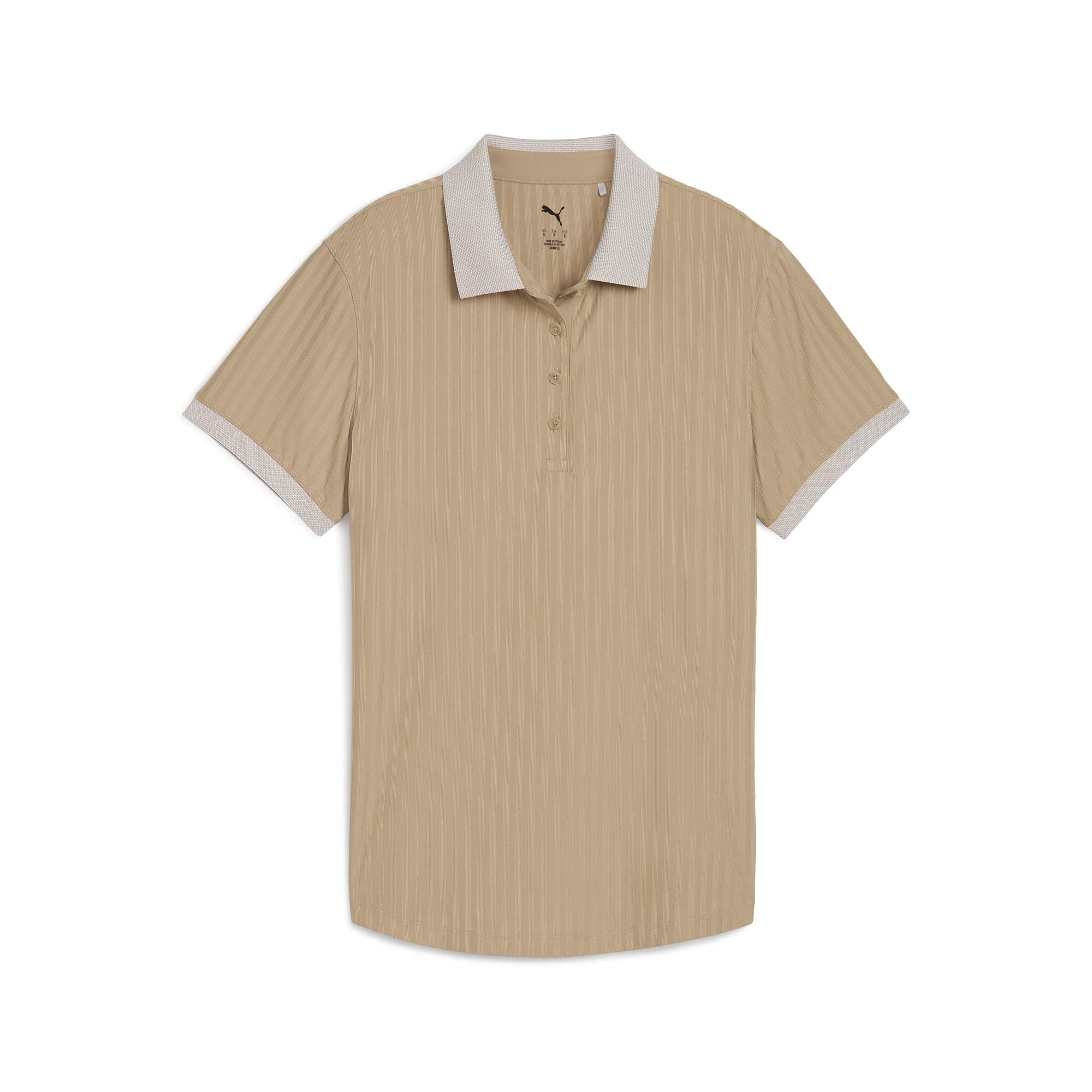 Women's MATTR Stripe Jacquard Golf Polo - Image 11