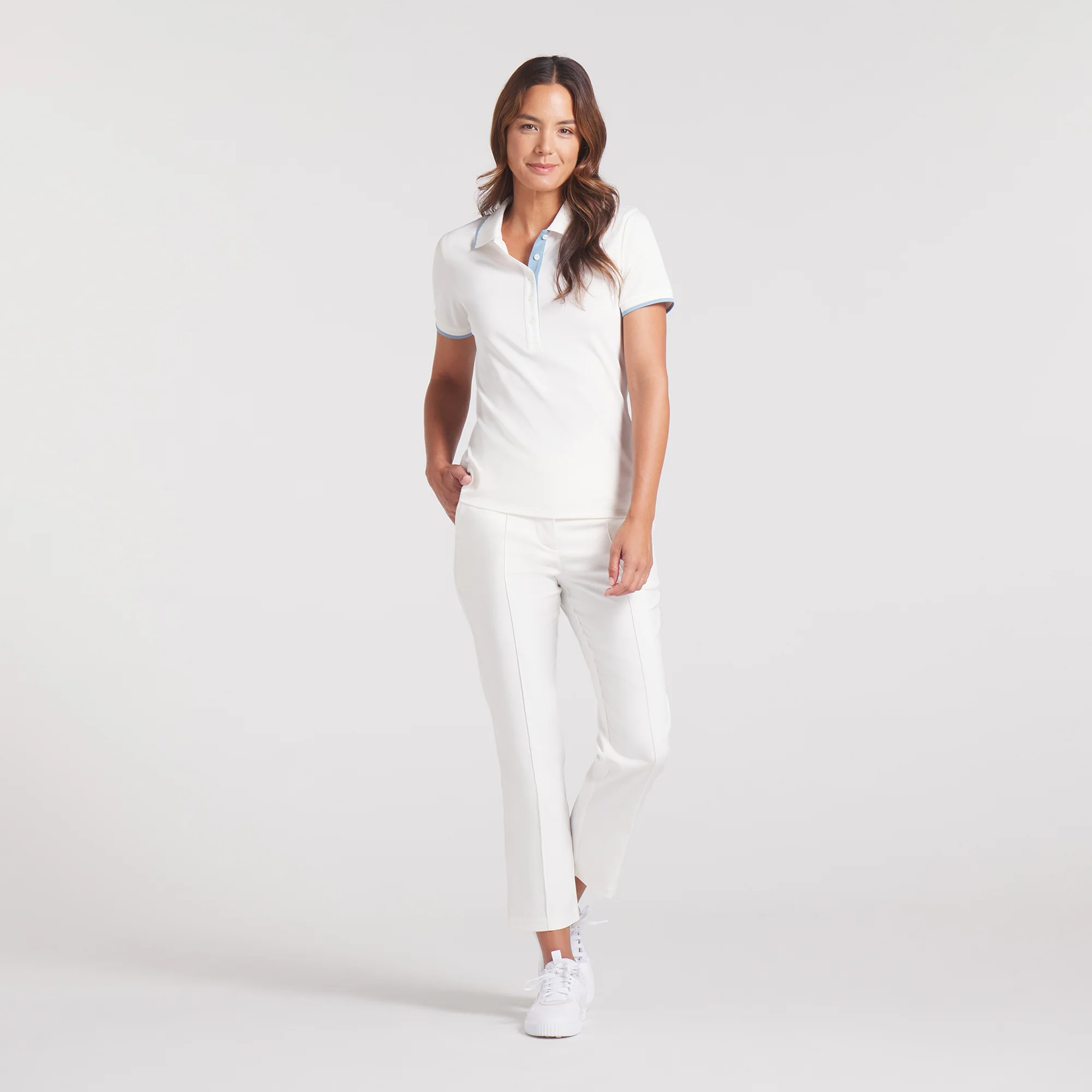 Women's AP Pique Golf Polo - Image 15