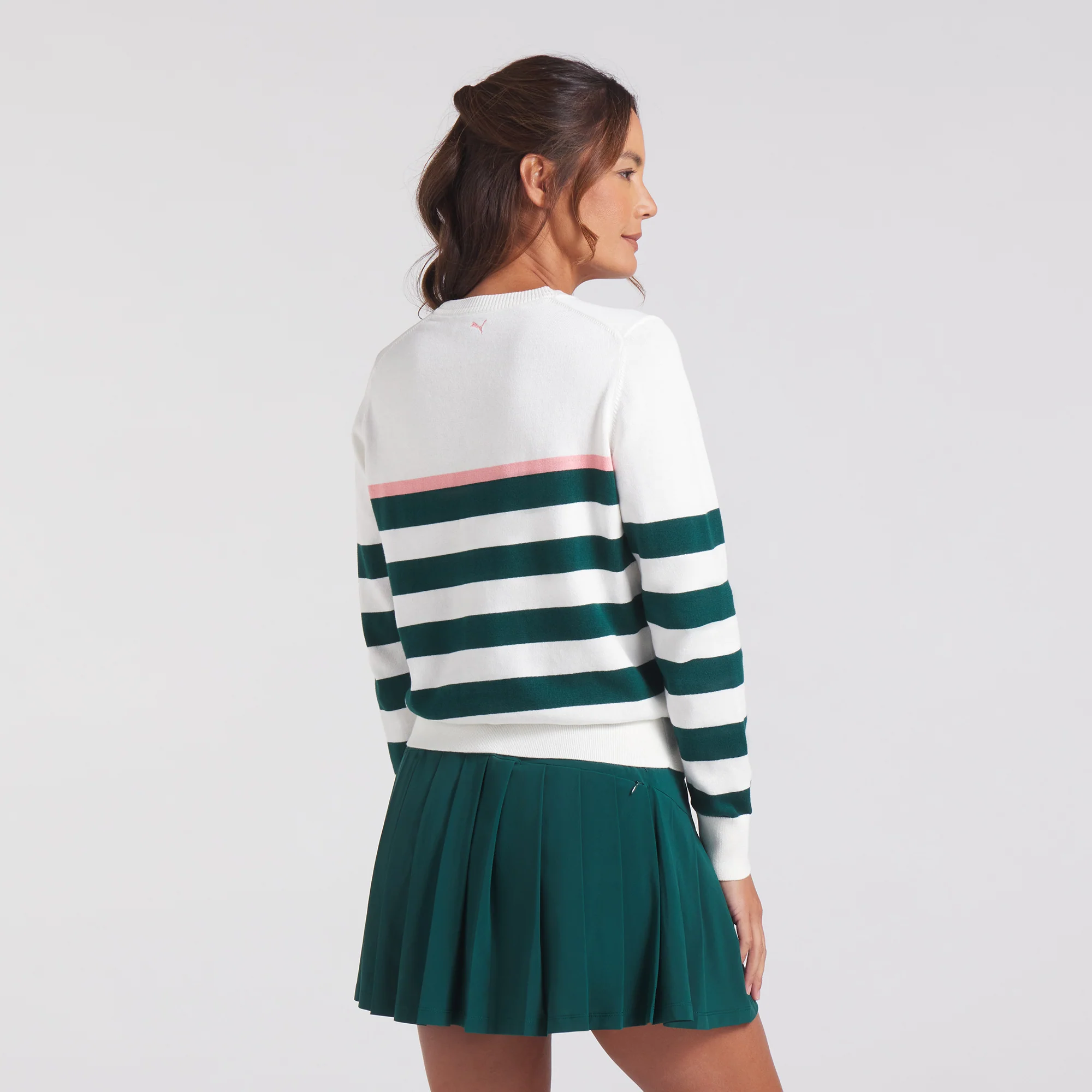 Women's Resort Stripe Golf Sweater - Image 13