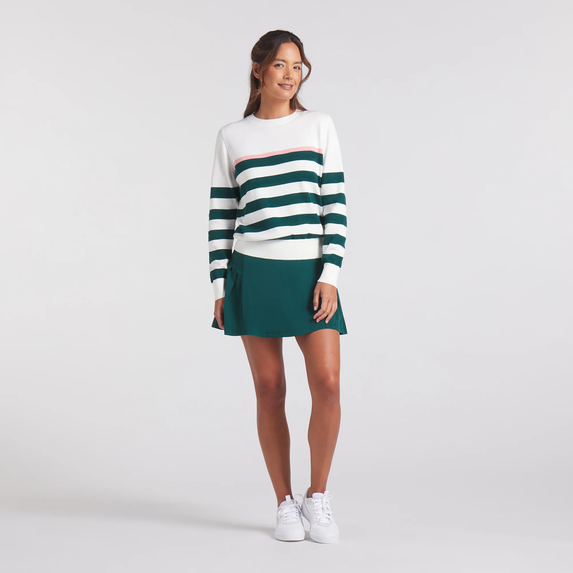 Women's Resort Stripe Golf Sweater - Image 14