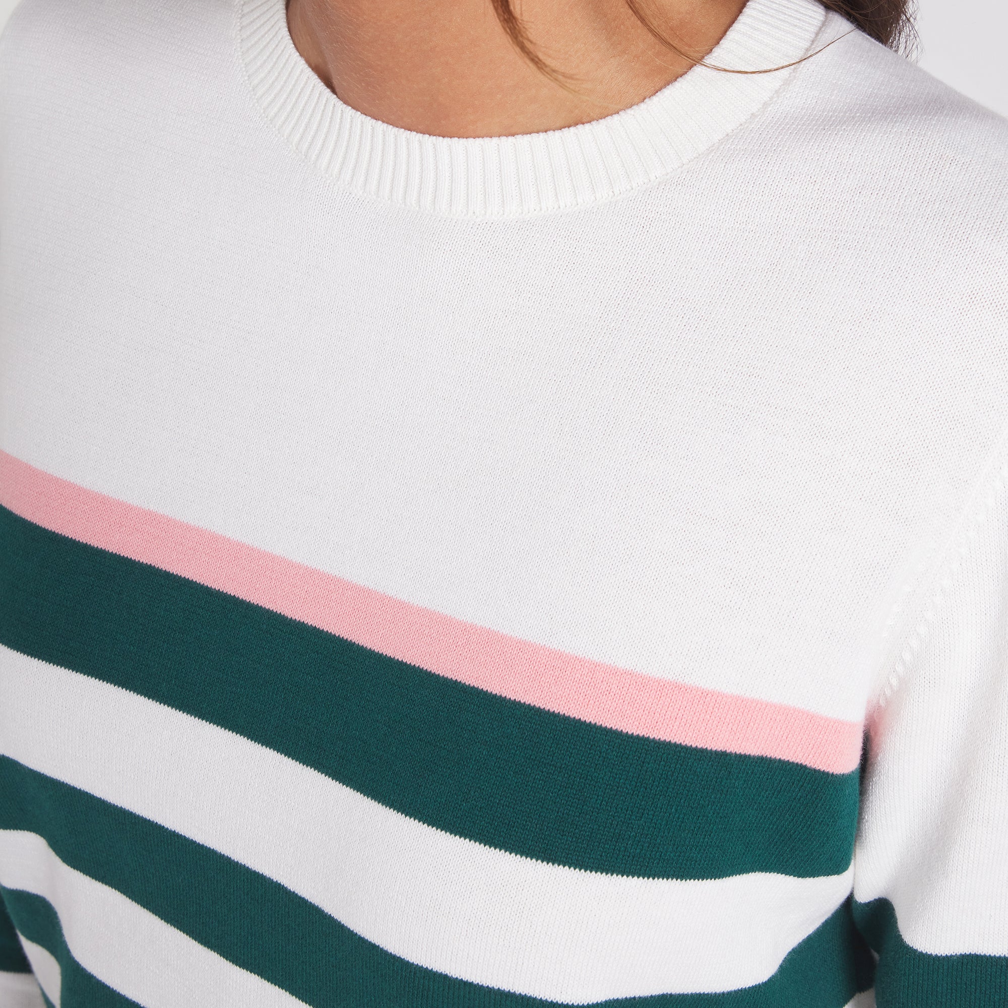 Women's Resort Stripe Golf Sweater - Image 15