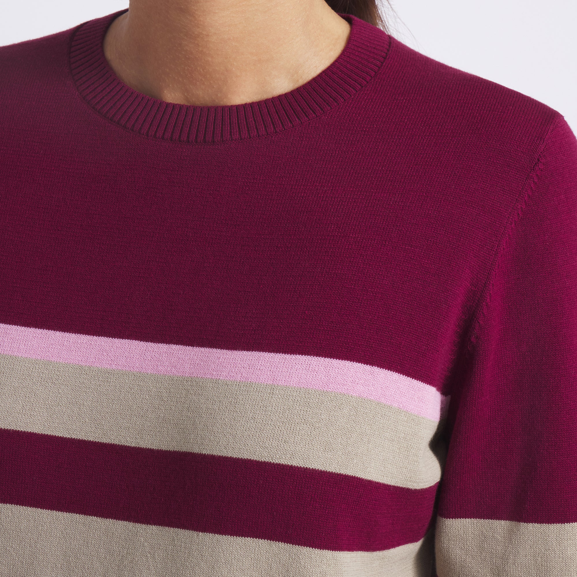 Women's Resort Stripe Golf Sweater - Image 26