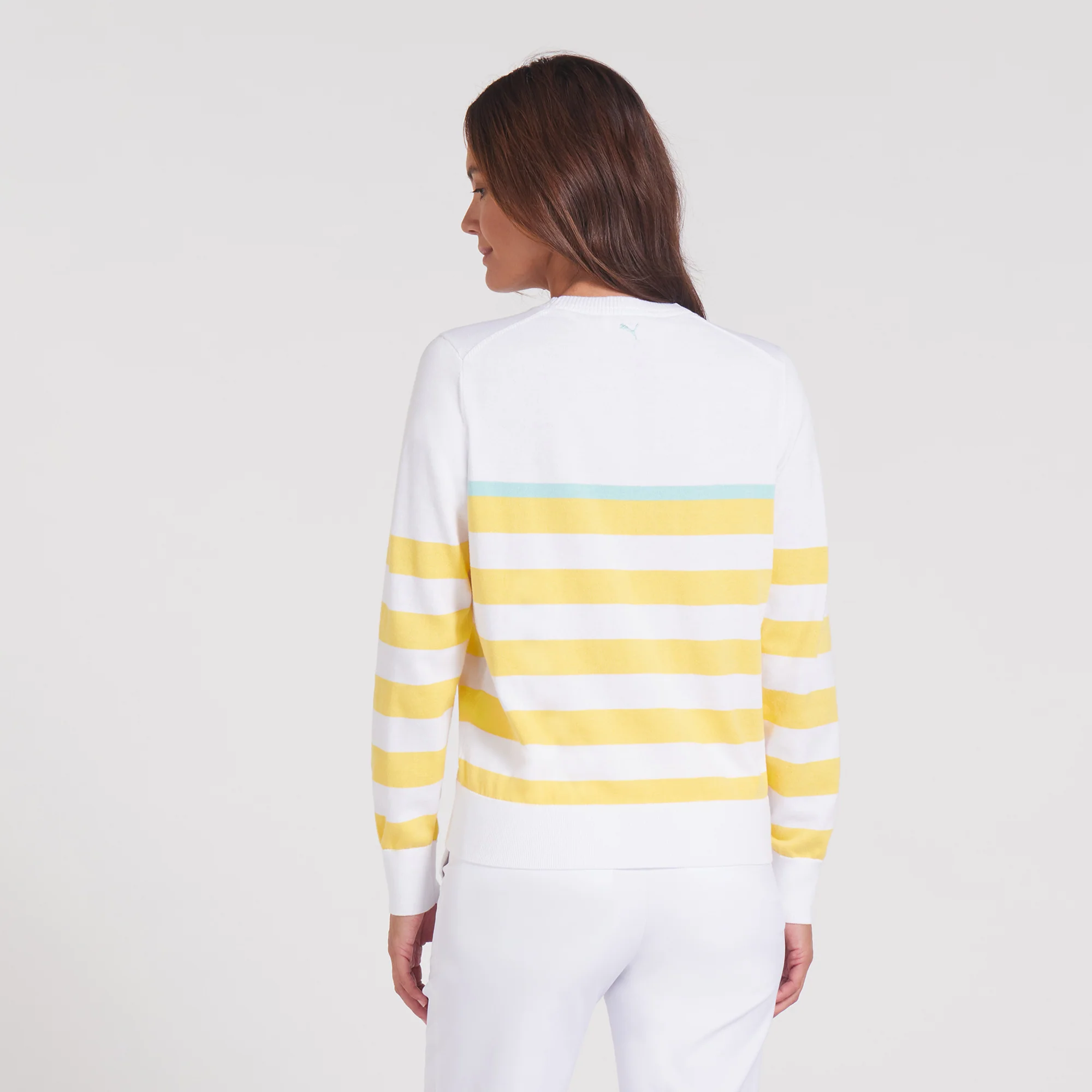 Women's Resort Stripe Golf Sweater - Image 8
