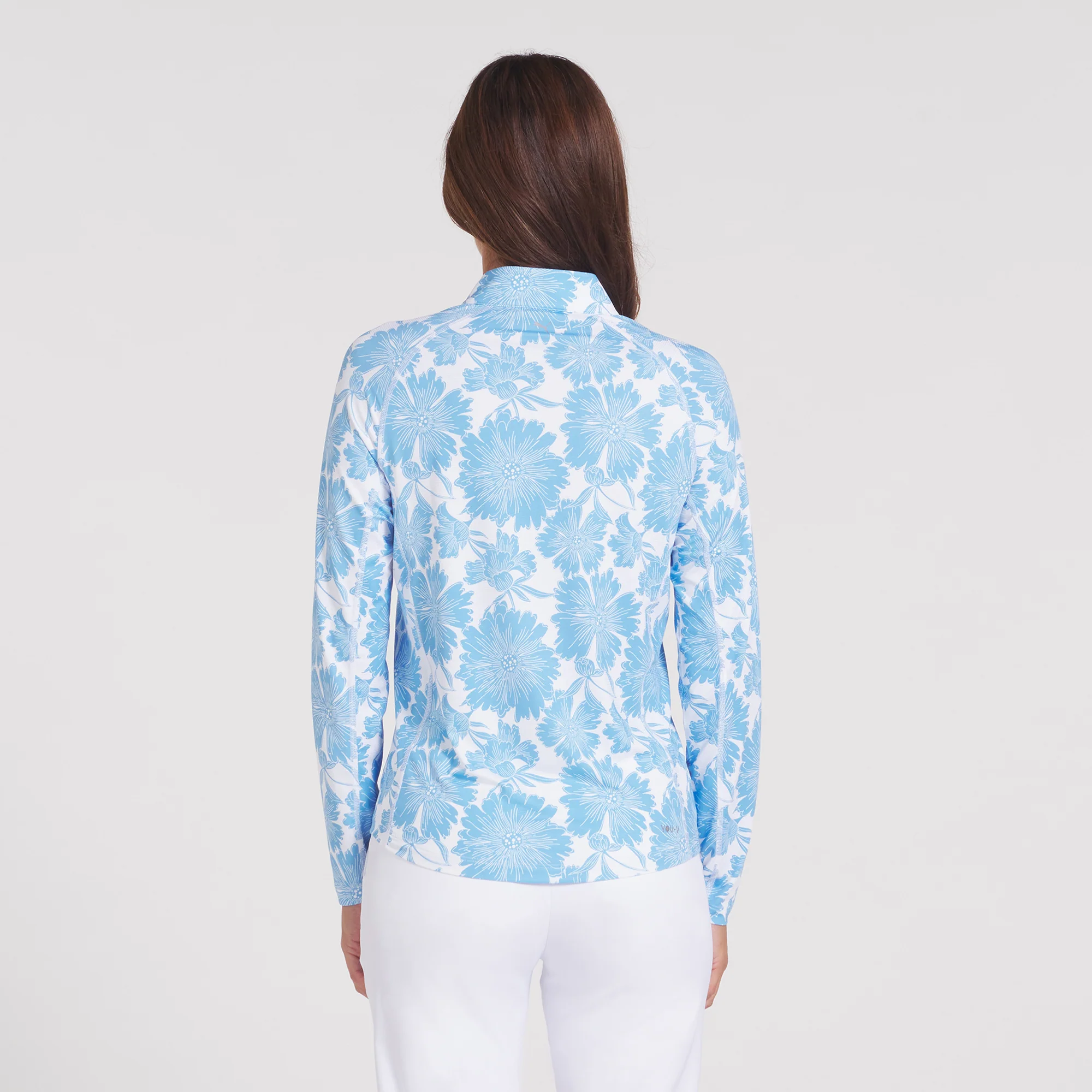 Women's YouV Botanic Golf 1/4 Zip - Image 2