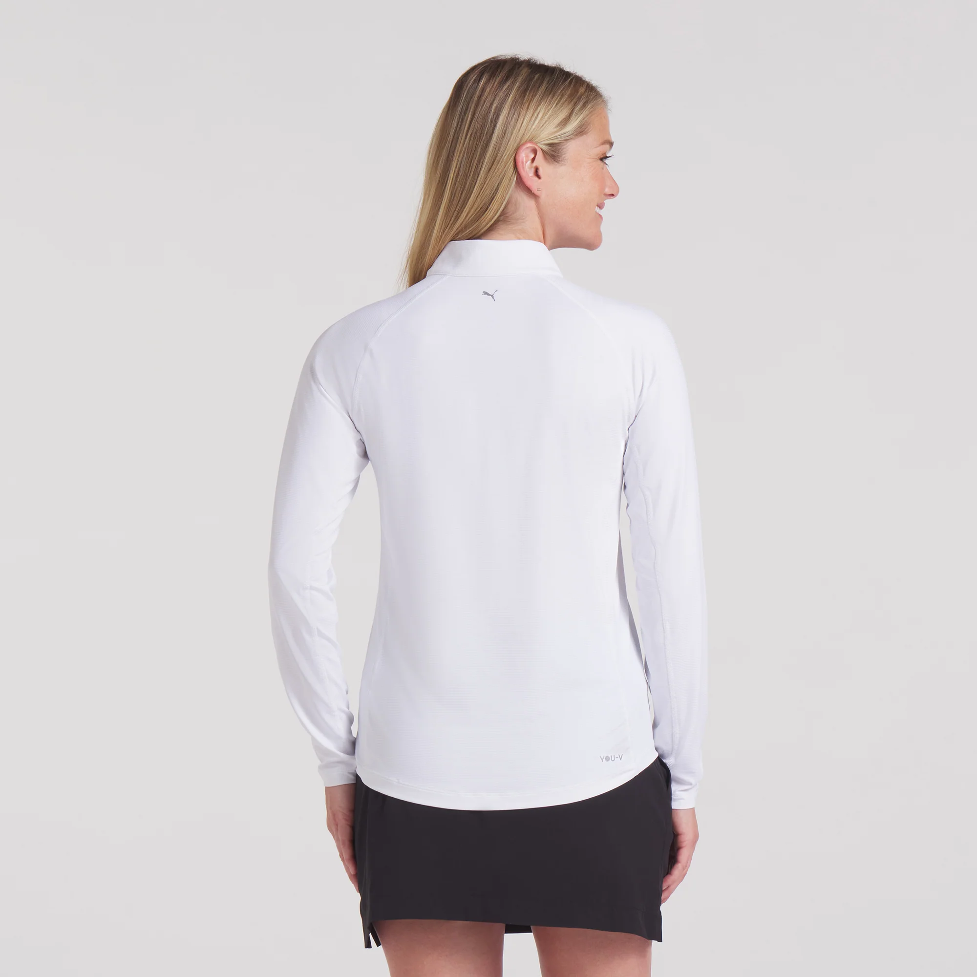 Women's YouV Brrr Solid Golf 1/4 Zip - Image 19