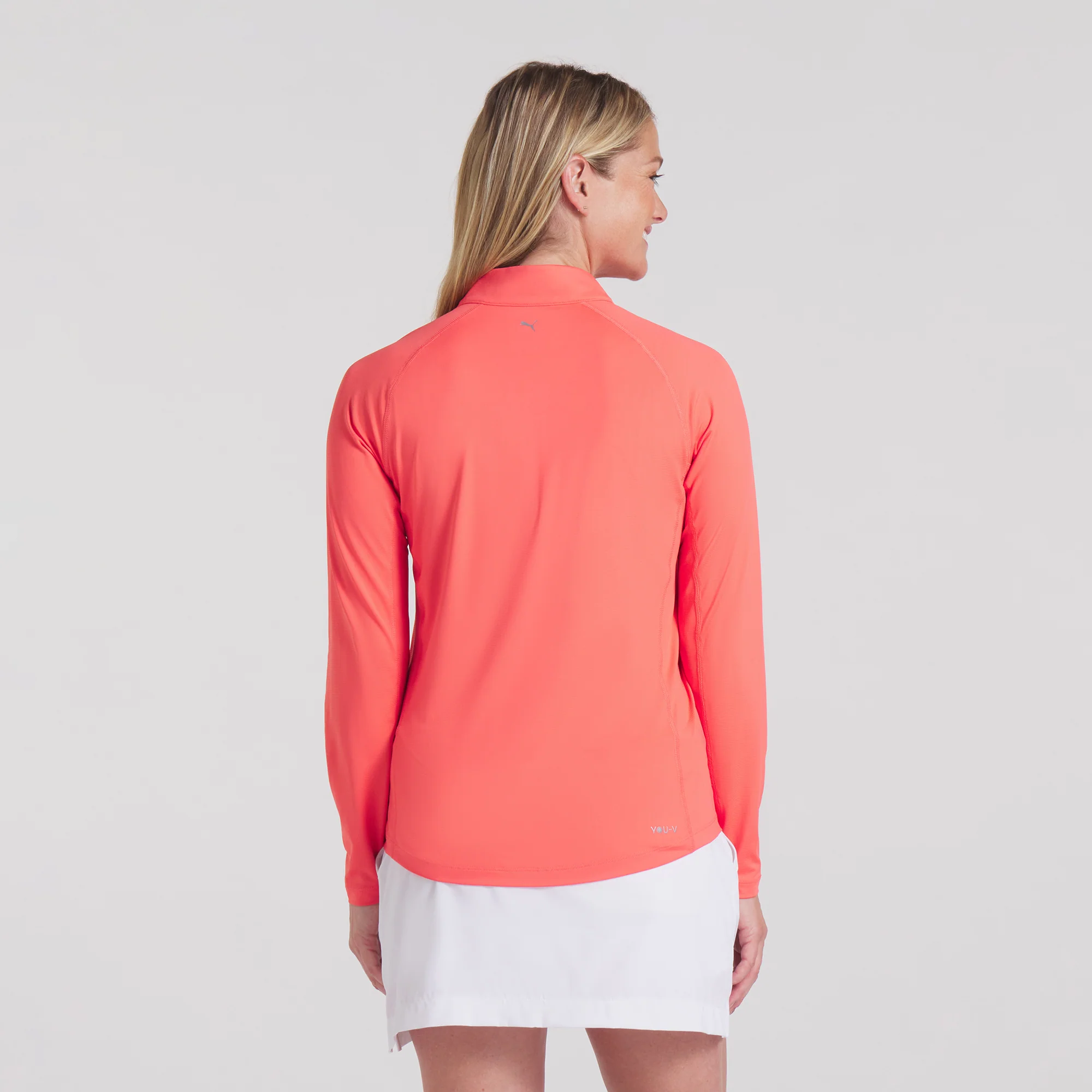 Women's YouV Brrr Solid Golf 1/4 Zip - Image 25