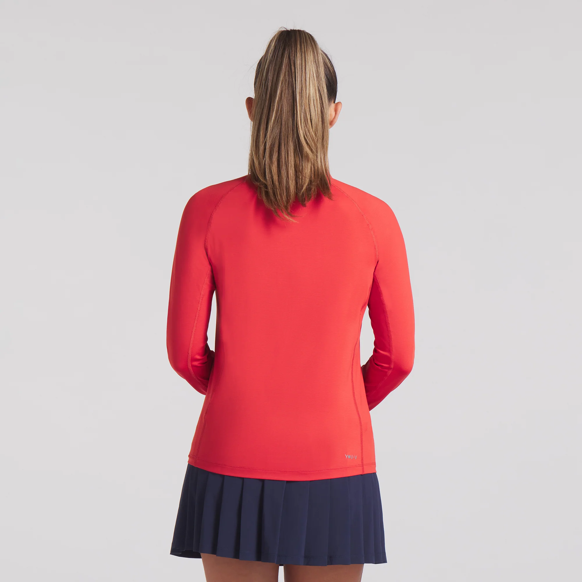 Women's YouV Brrr Solid Golf 1/4 Zip - Image 31