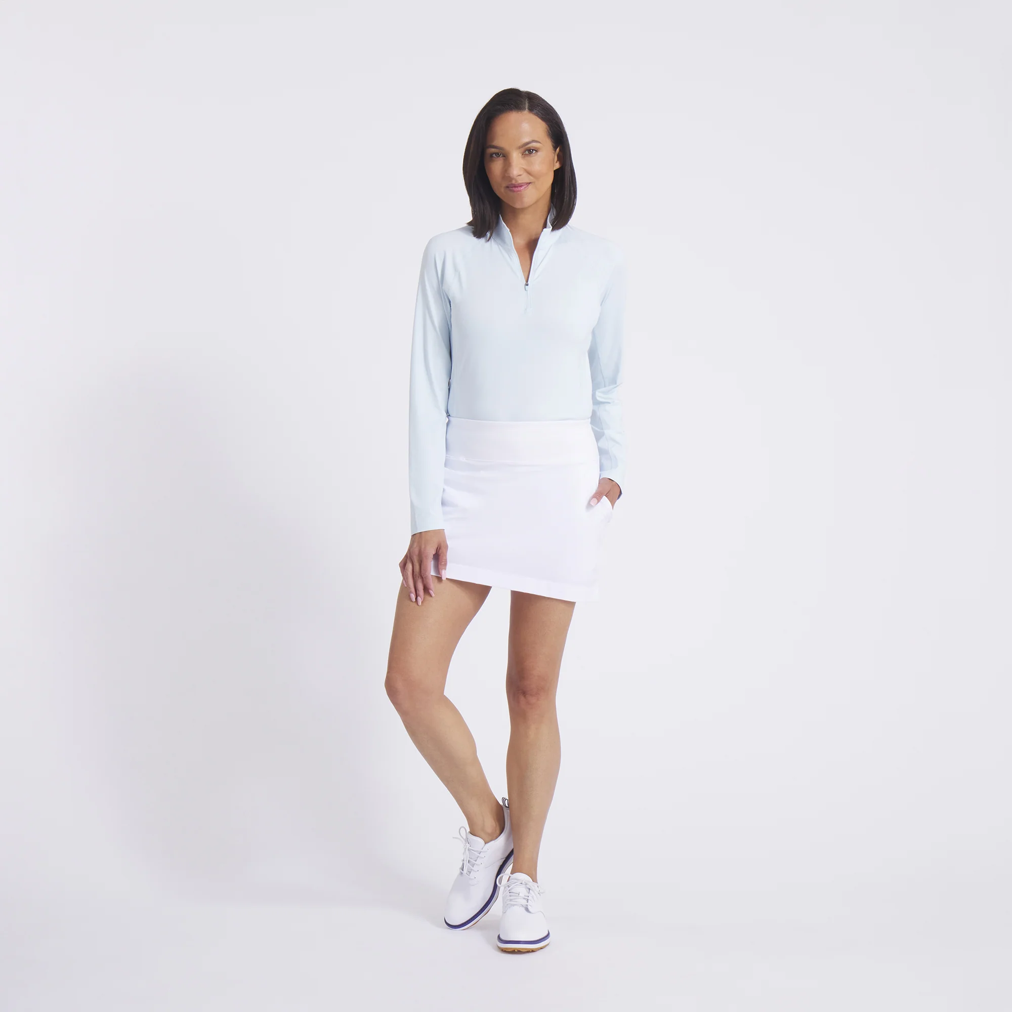 Women's YouV Brrr Solid Golf 1/4 Zip - Image 39