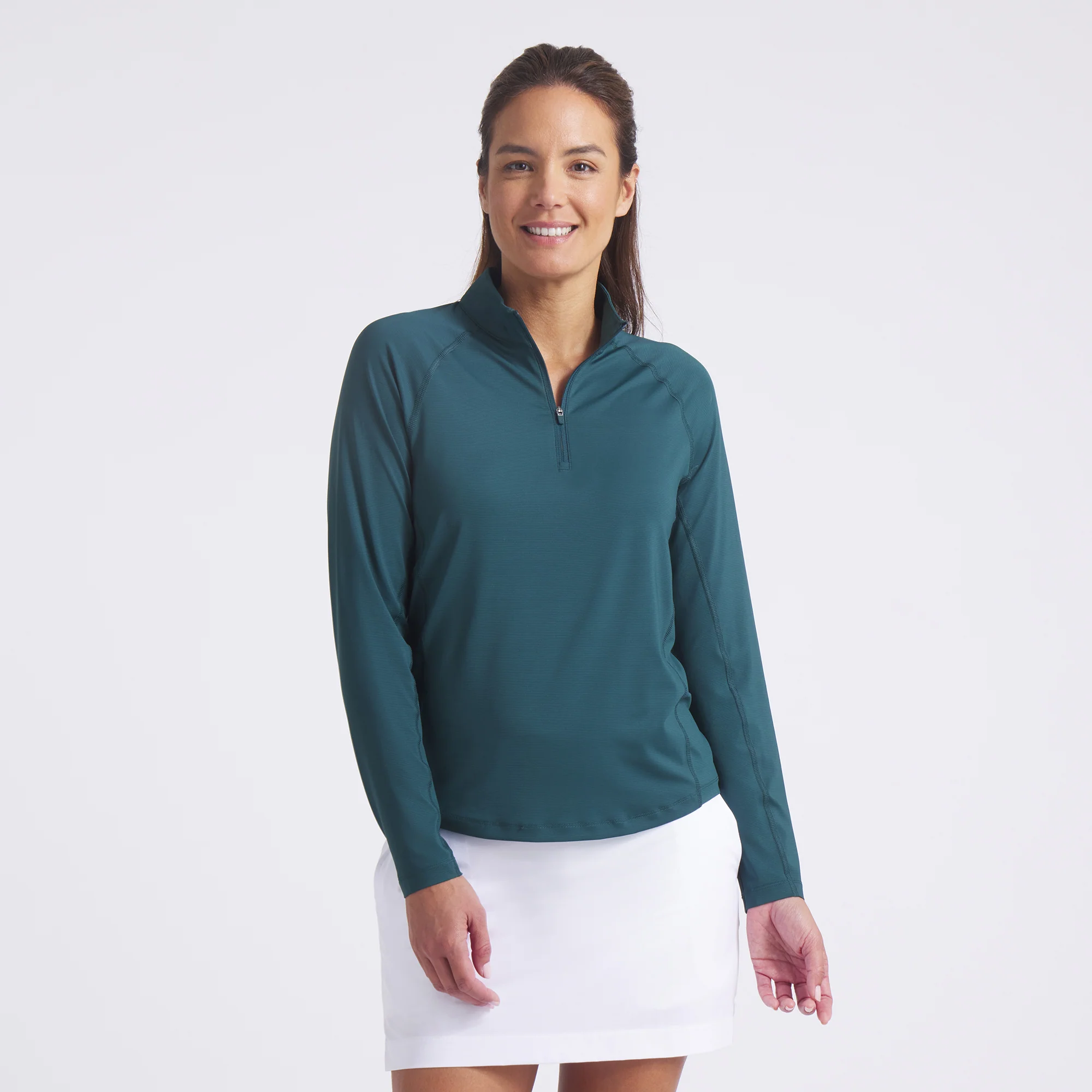 Women's YouV Brrr Solid Golf 1/4 Zip - Image 42