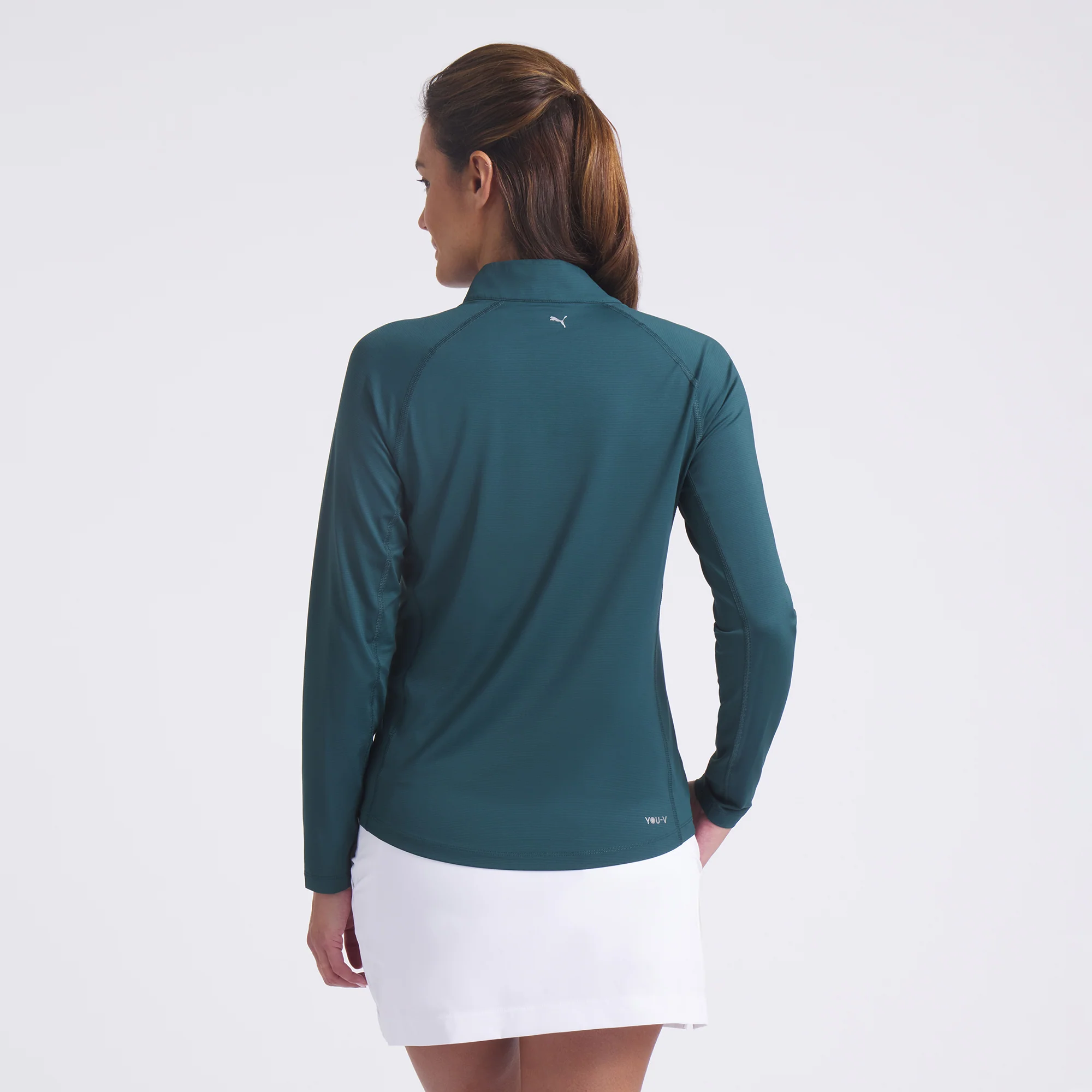 Women's YouV Brrr Solid Golf 1/4 Zip - Image 43