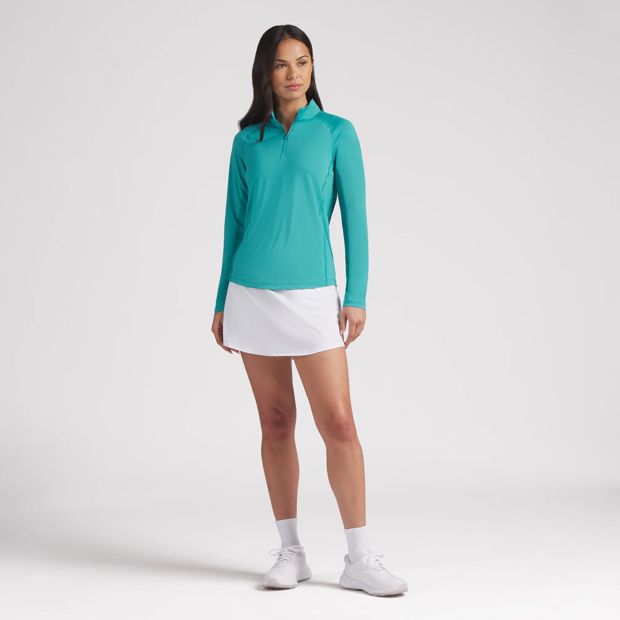 Women's YouV Brrr Solid Golf 1/4 Zip - Image 88