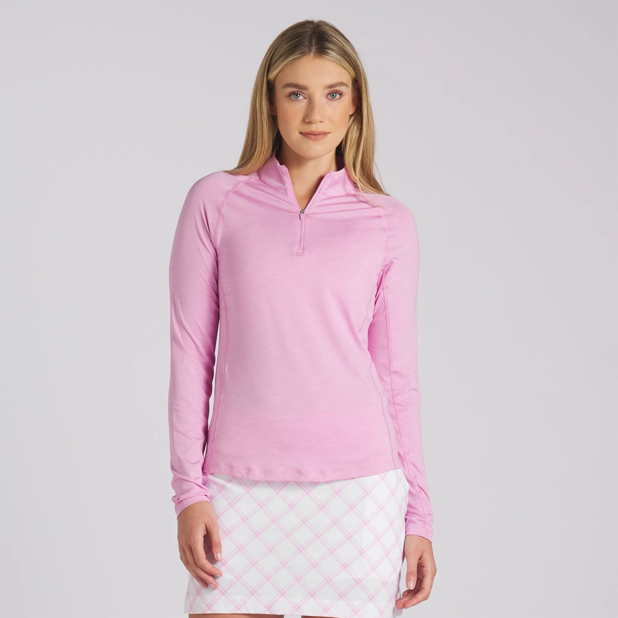 Women's YouV Solid Golf 1/4 Zip - Image 11